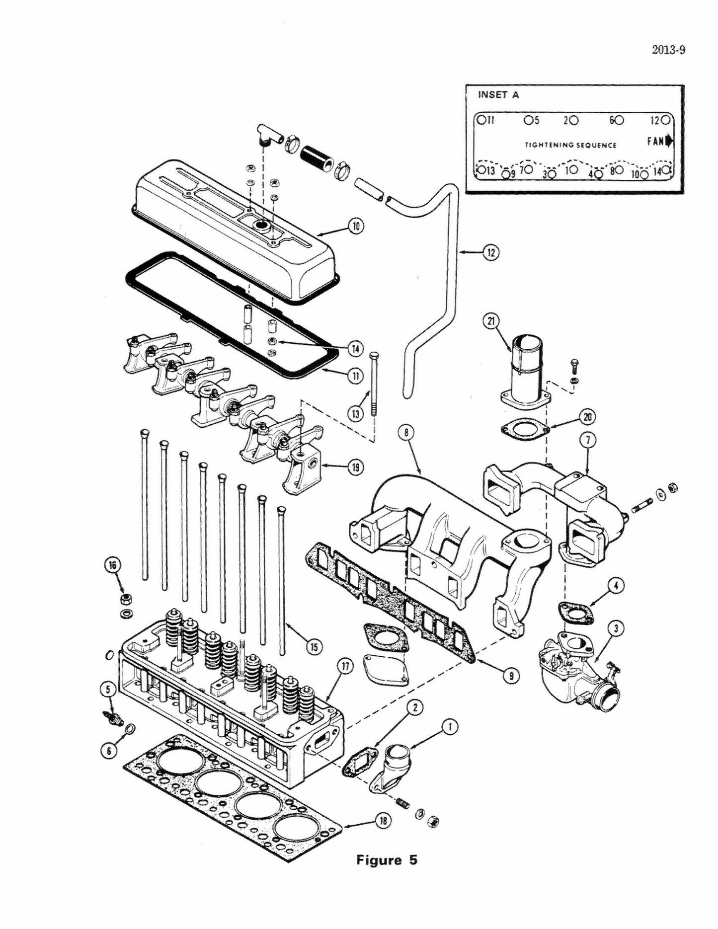CASE 500 W5 W5A Wheel Loader Factory Workshop Service Manual 9-76231