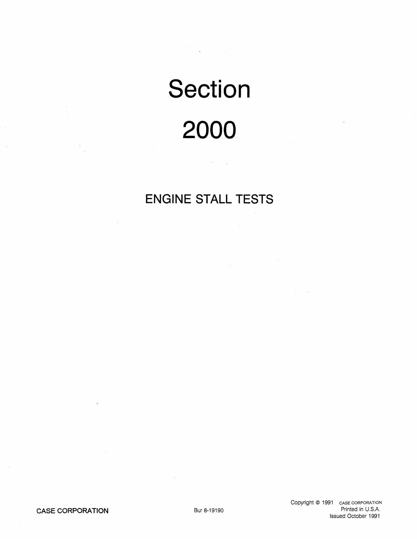 CASE 850E 855E Crawler Factory Workshop Service Manual 8-17012