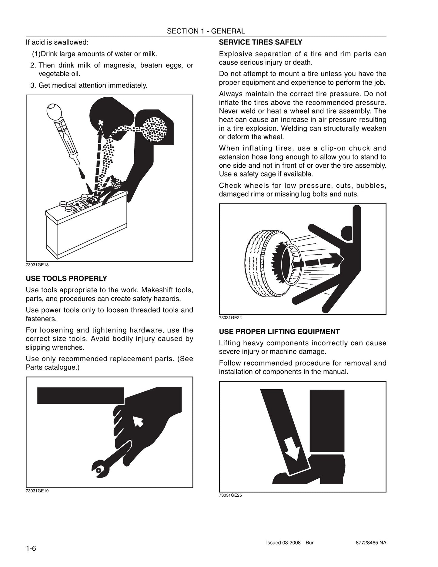 CASE 1221E Wheel Loader Factory Workshop Repair Manual 87728465