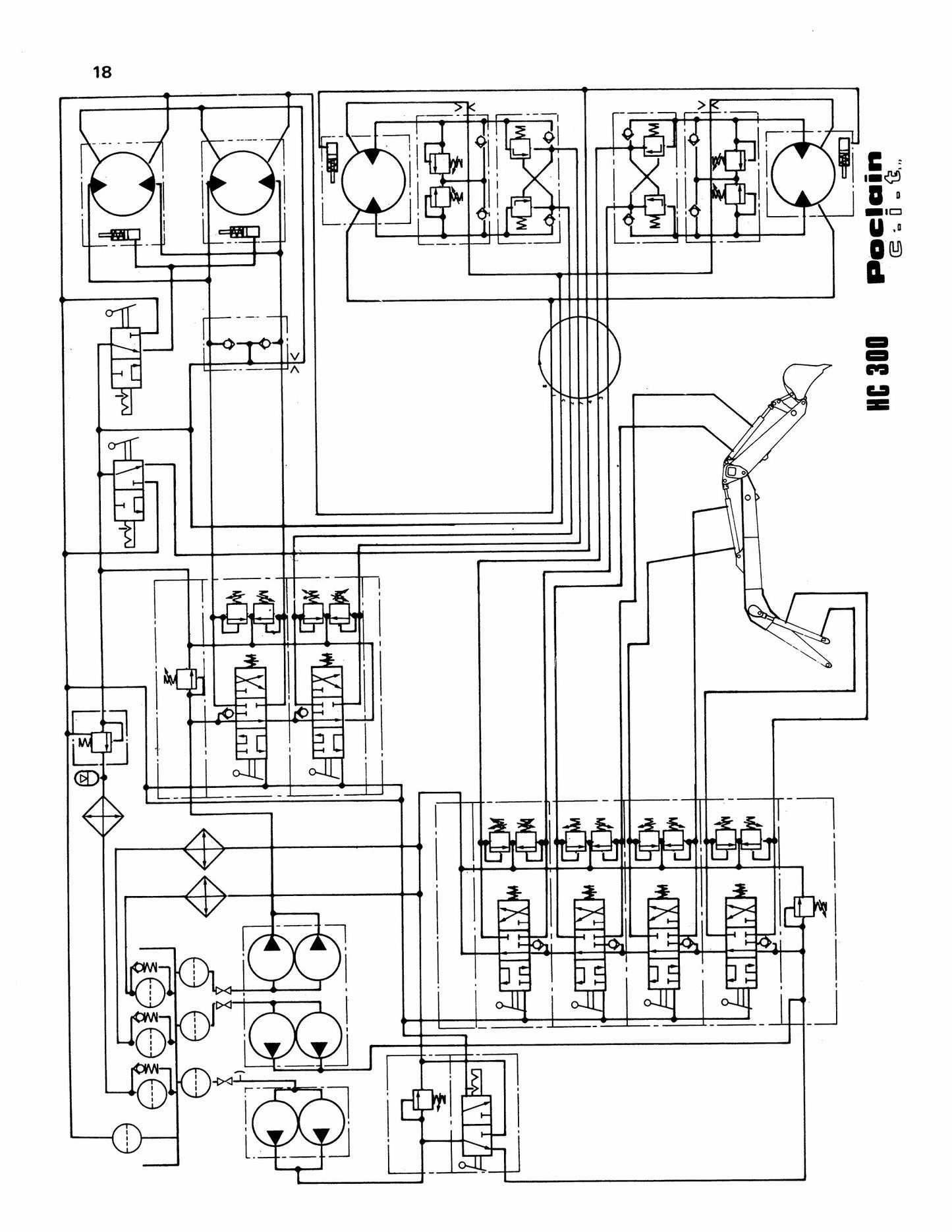 CASE HC 300 Crawler Excavator Factory Workshop Technical Manual 8-38350