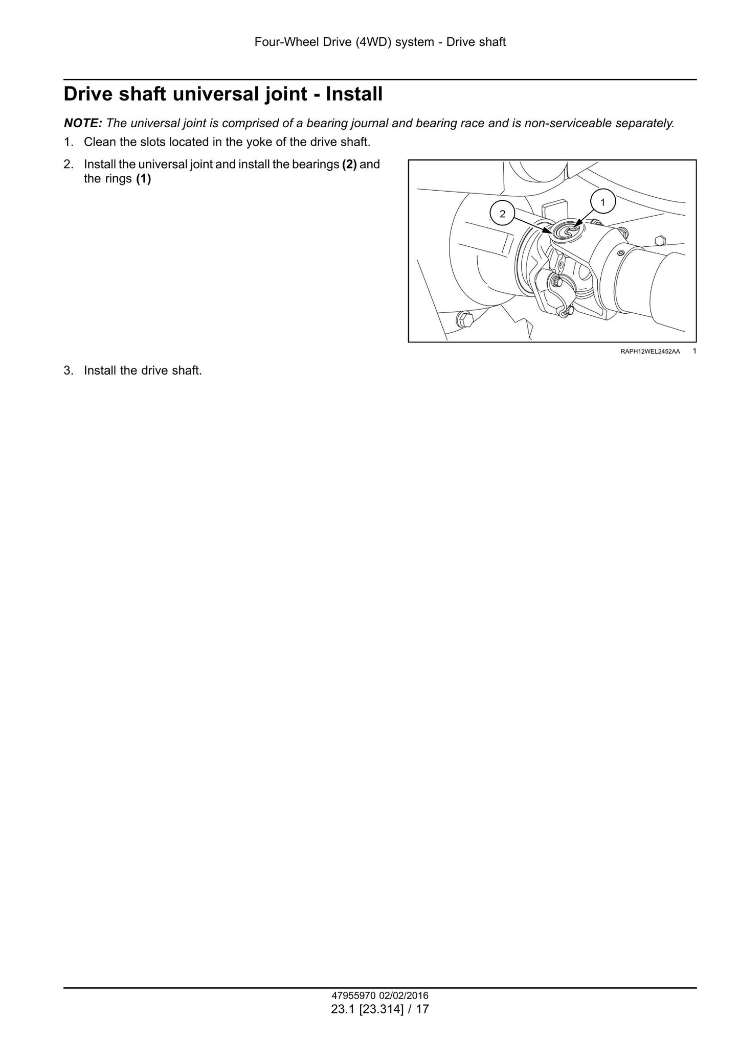 CASE 521F Wheel Loader Factory Workshop Service Manual 47979860