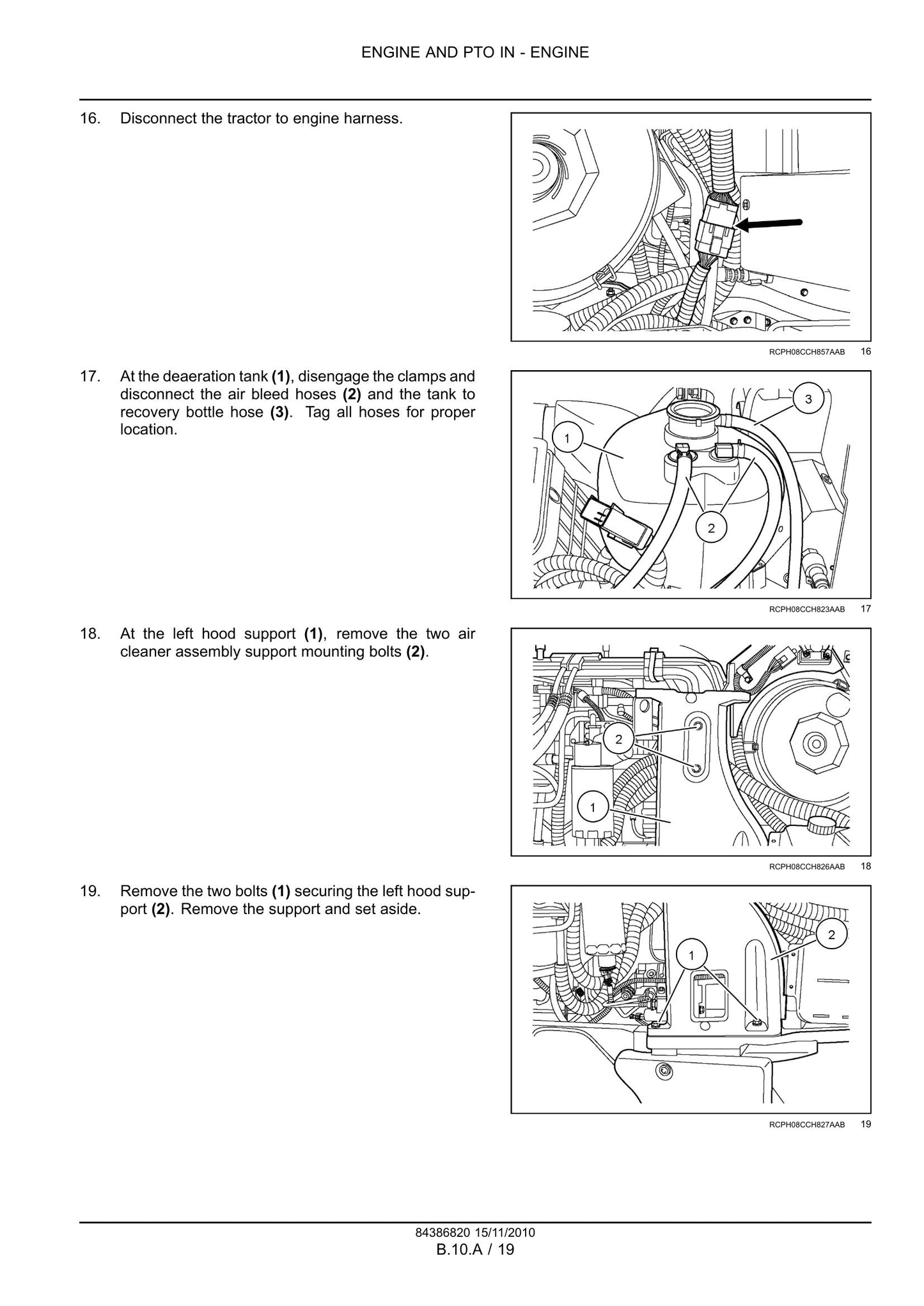 CASE MAGNUM 180 MAGNUM 190 MAGNUM 210 MAGNUM 225 Tractor Factory Workshop Service Manual 84386820