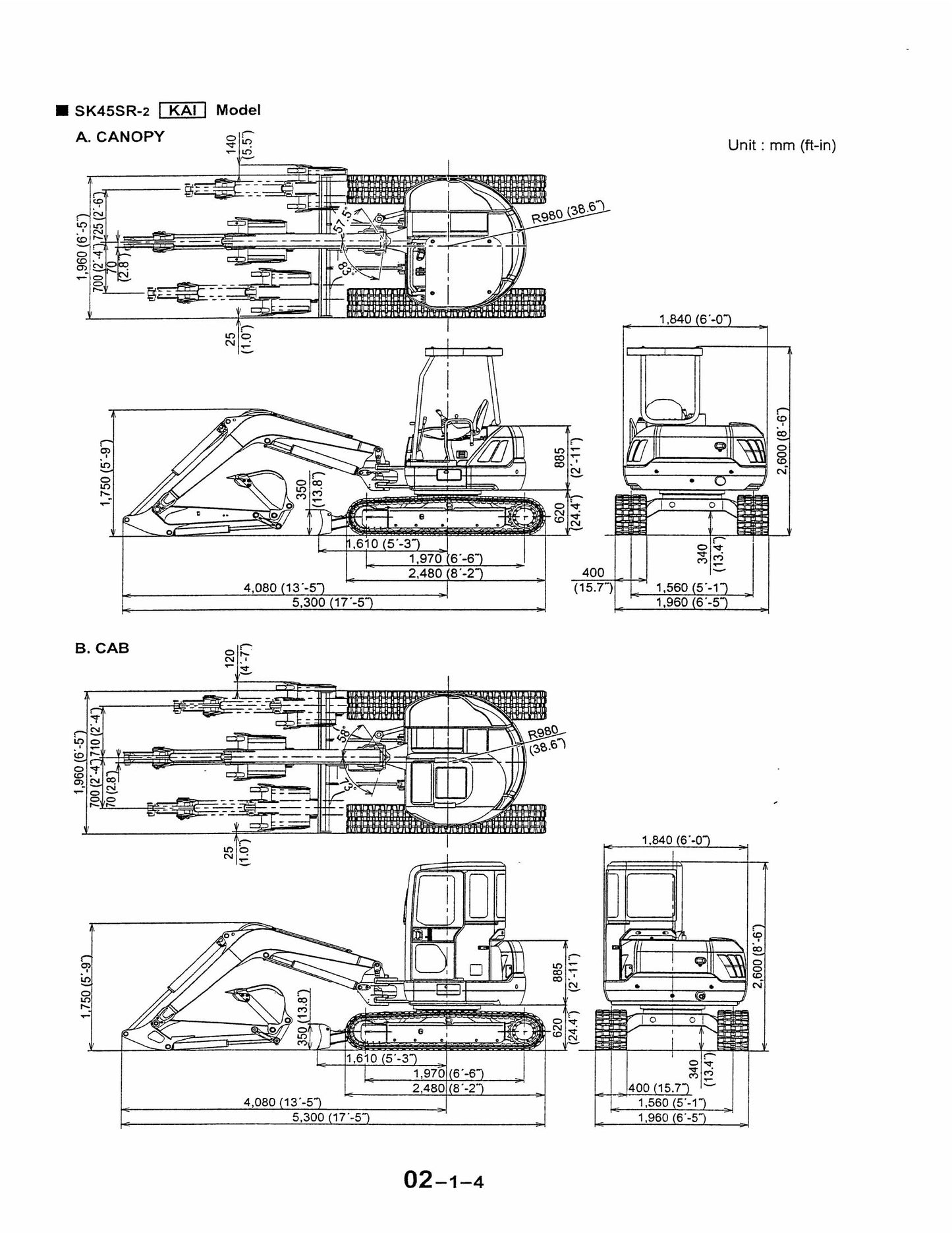CASE CX47 Crawler Excavator Factory Workshop Shop Manual S5PJ0002E