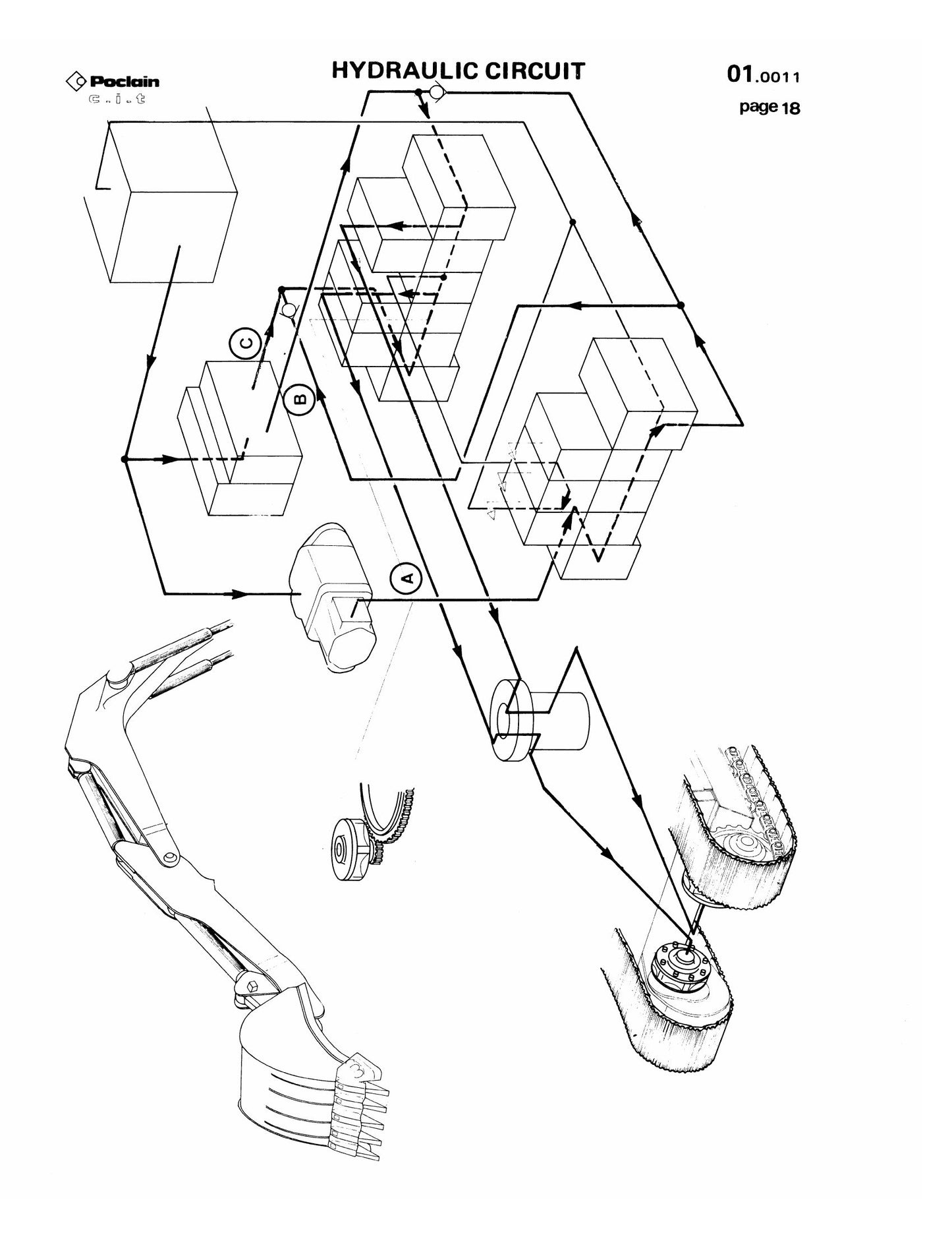 CASE SC 150 Crawler Excavator Factory Workshop Service Manual 8-38320