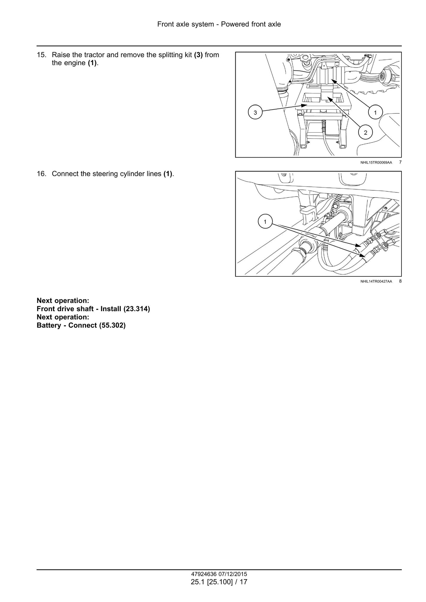 CASE Farmall 110A Farmall 120A Farmall 130A Farmall 140A Tractor Factory Workshop Service Manual 47955973