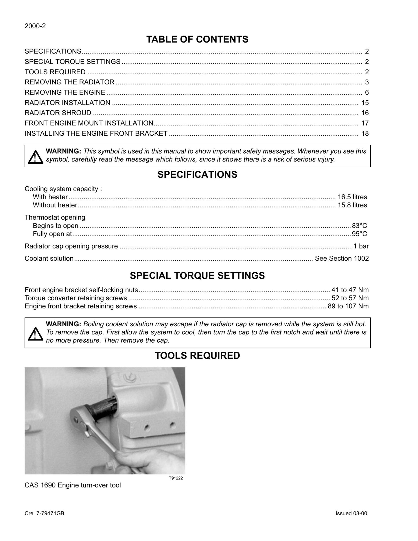 CASE 580LE SLE-LSP-L SP5 590SLE LSP Loader Backhoe Factory Workshop Service Manual Cre 7-79443GB