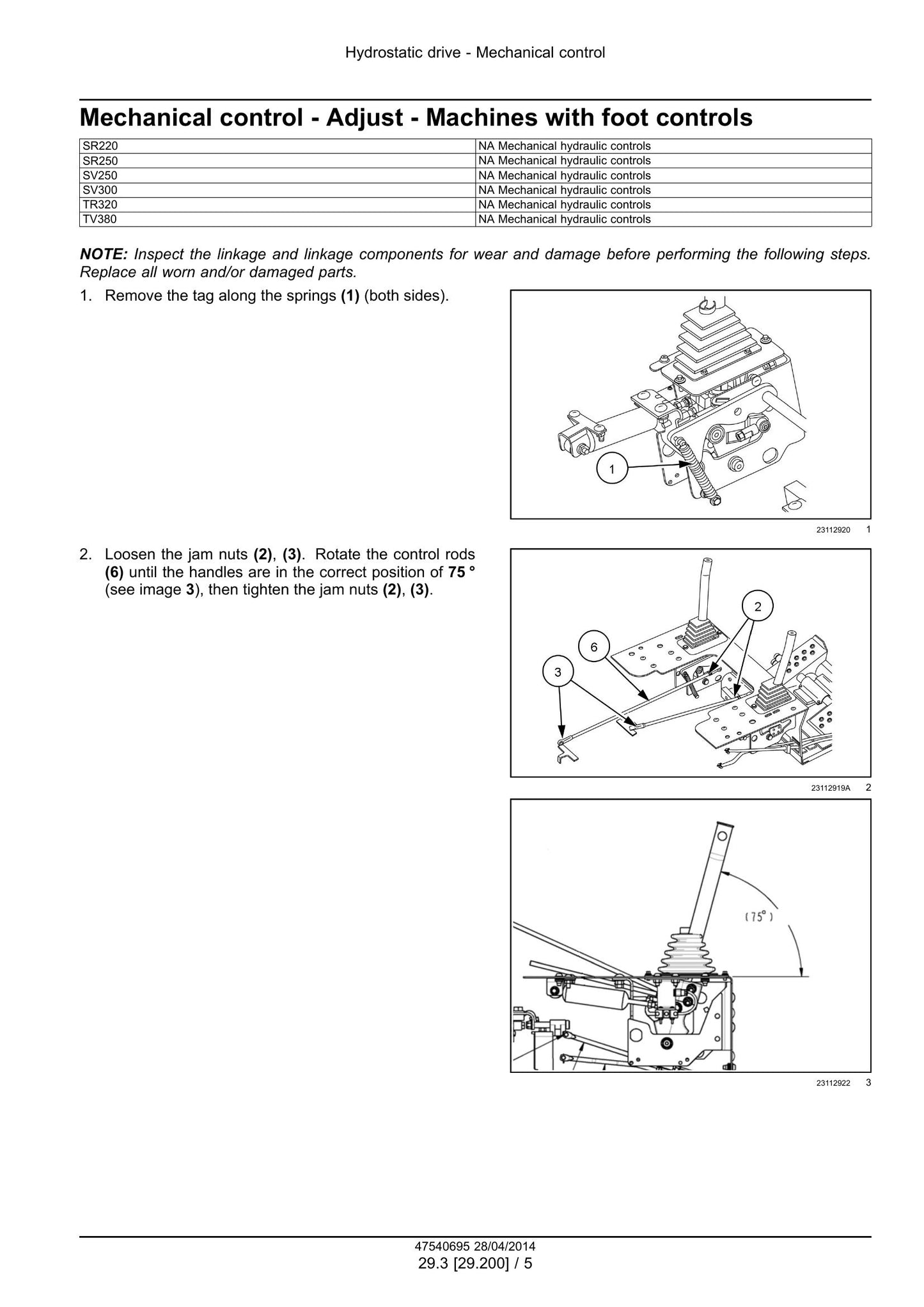 CASE SR220 SR250 SV250 SV300 TR320 TV380 Skid Steer Loader Factory Workshop Service Manual 47730711