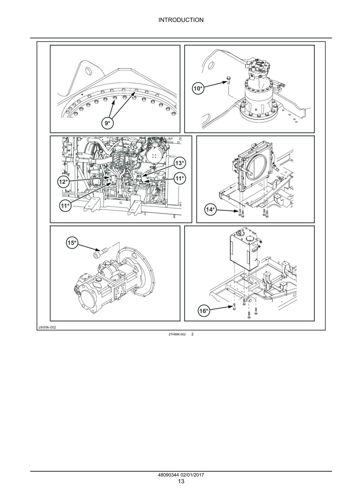 CASE CX250C Crawler Excavator Factory Workshop Service Manual 48090344