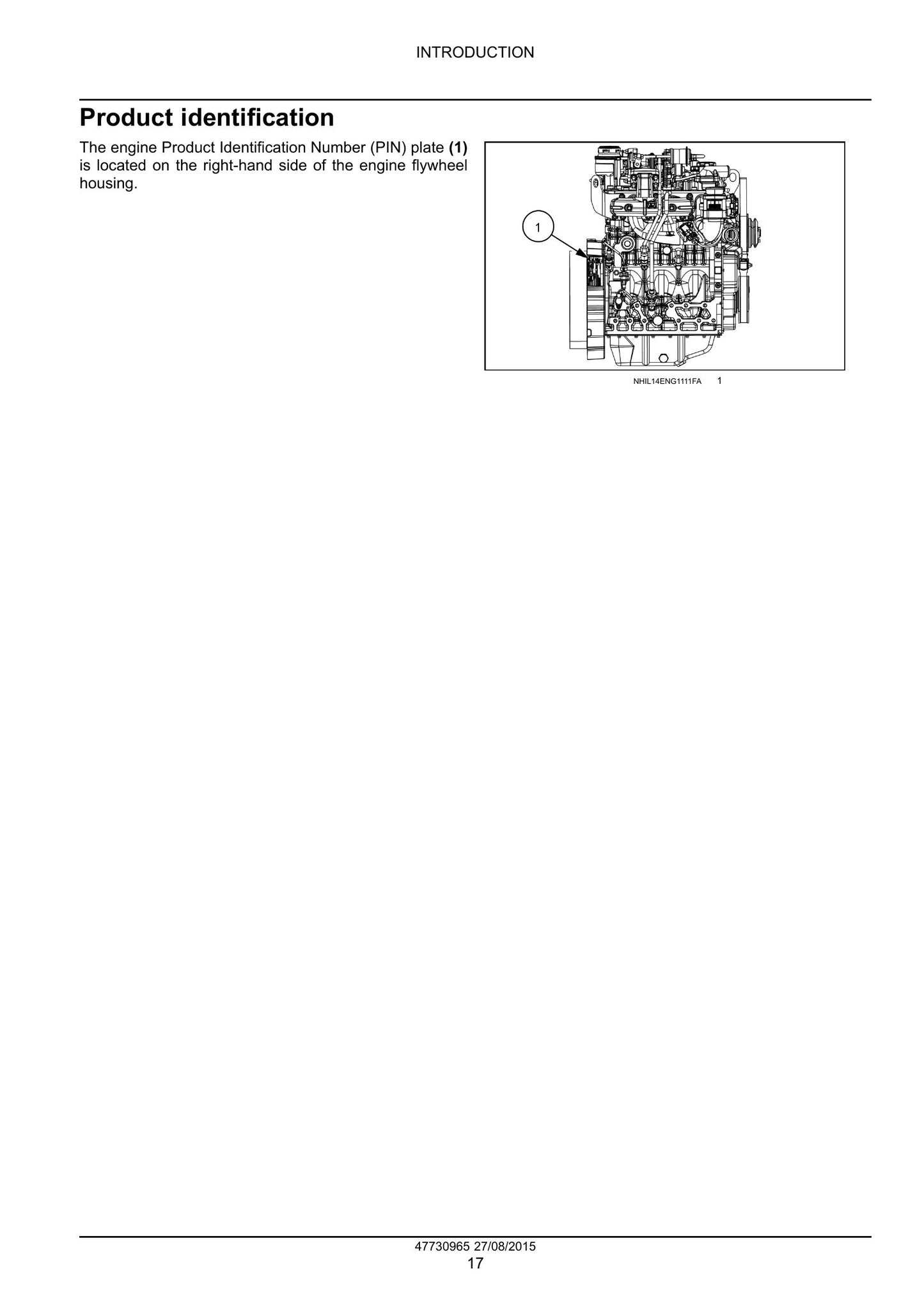 CNH Industrial R 753 IE4 Engine Factory Workshop Service Manual 47730965