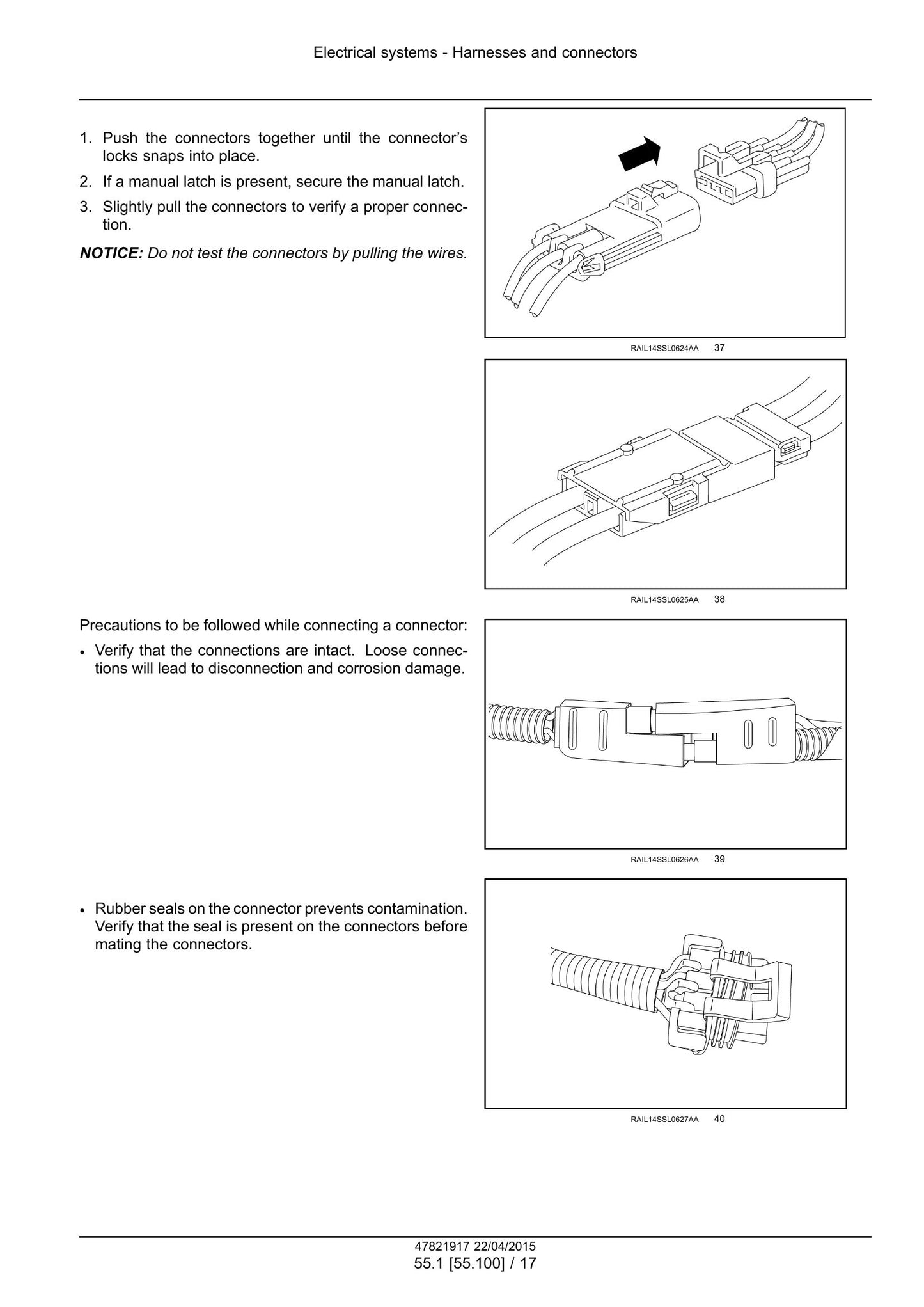 CASE 570N EP Tractor Loader Factory Workshop Service Manual 47881780