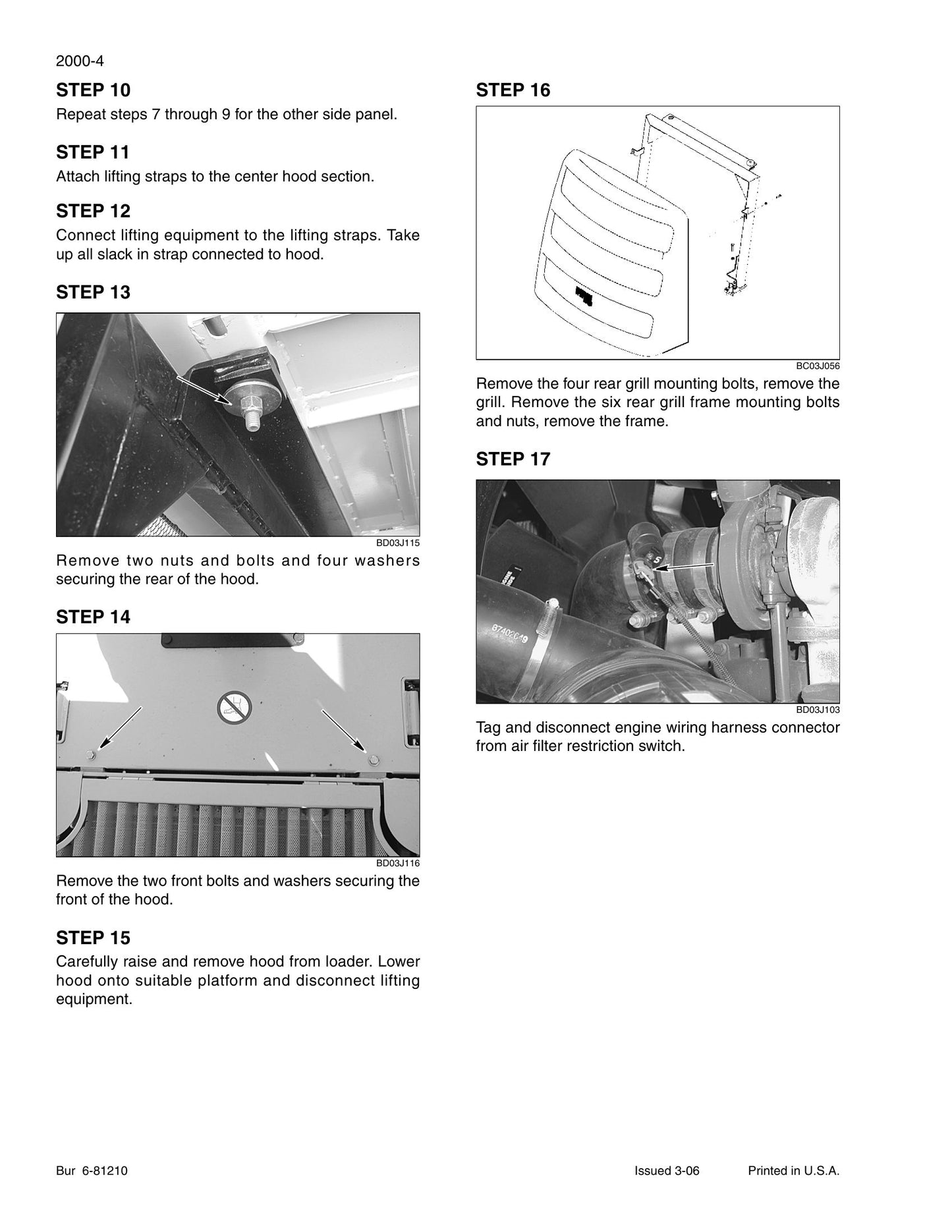 CASE W110 W130 Wheel Loader Factory Workshop Service Manual 6-81160