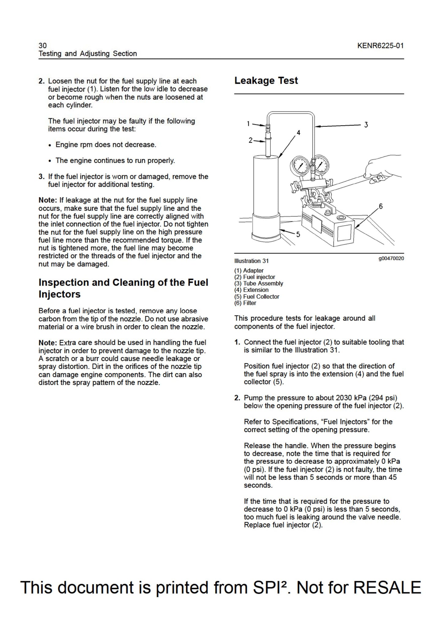 Perkins 402D-403D-404D Industrial Engine Systems Operation Testing and Adjusting KENR6225-01