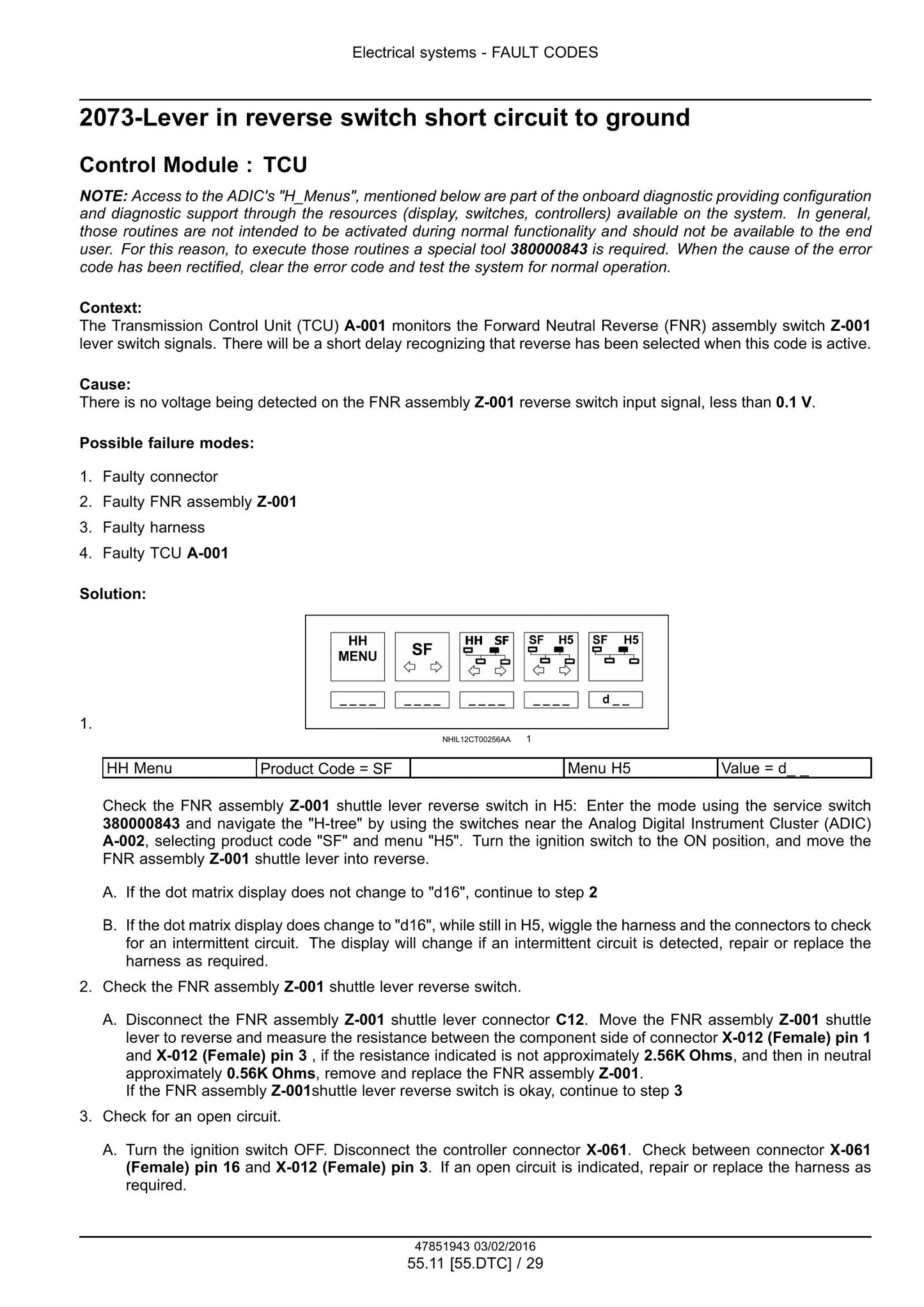 New Holland Boomer 46D CVT Boomer 54D CVT Compact Tractor Factory Workshop Service Manual 47979819