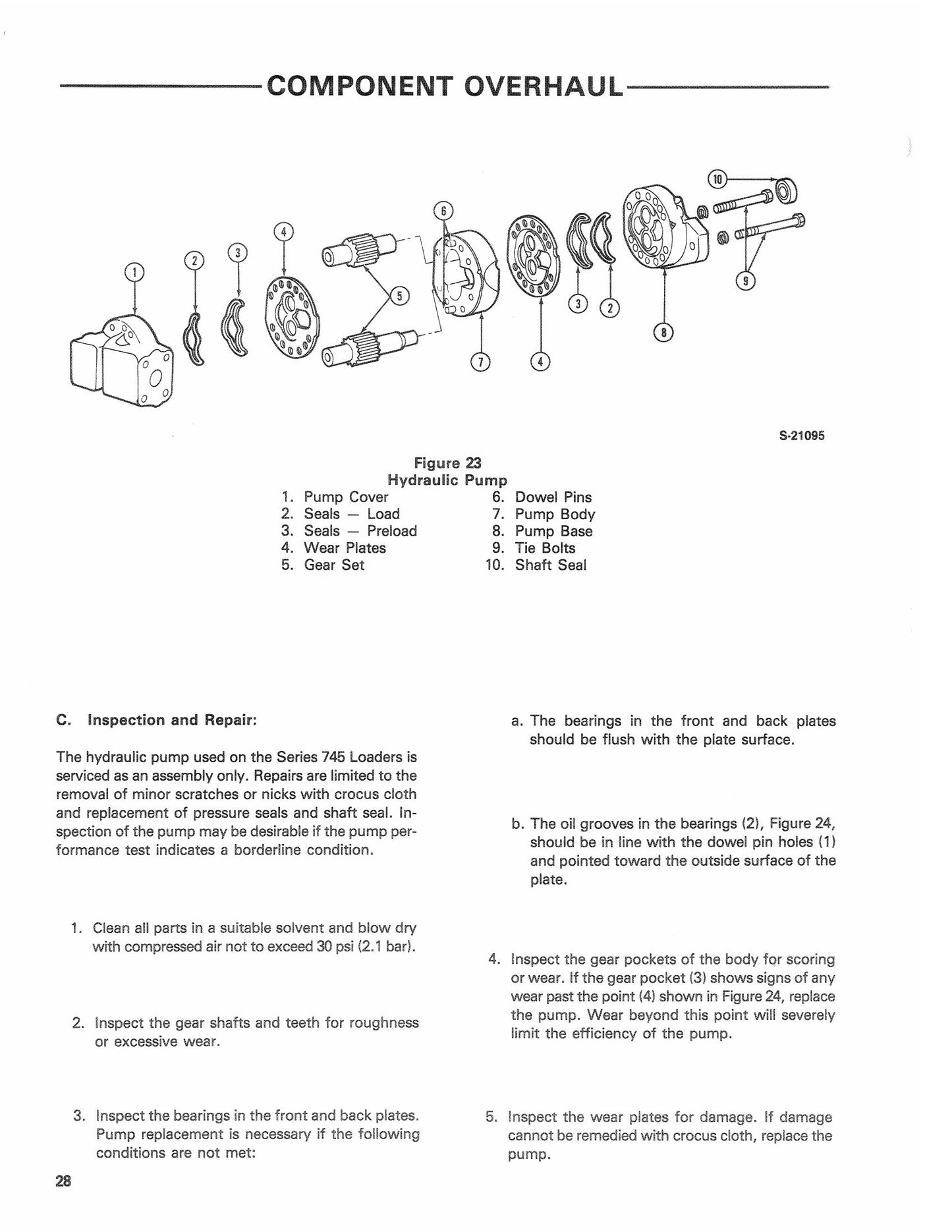 FORD Series 745 Loader 19-955 Loader Factory Workshop Repair Manual 40074511