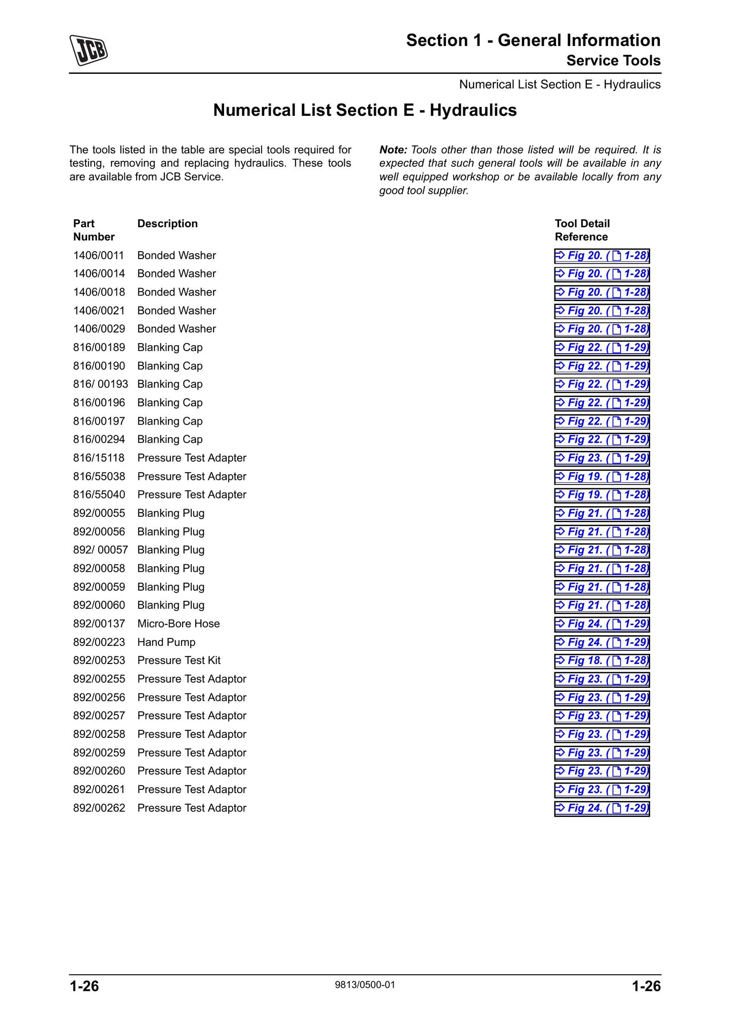 JCB 467 Wheel Loader Factory Workshop Service Manual 9813/0500-01