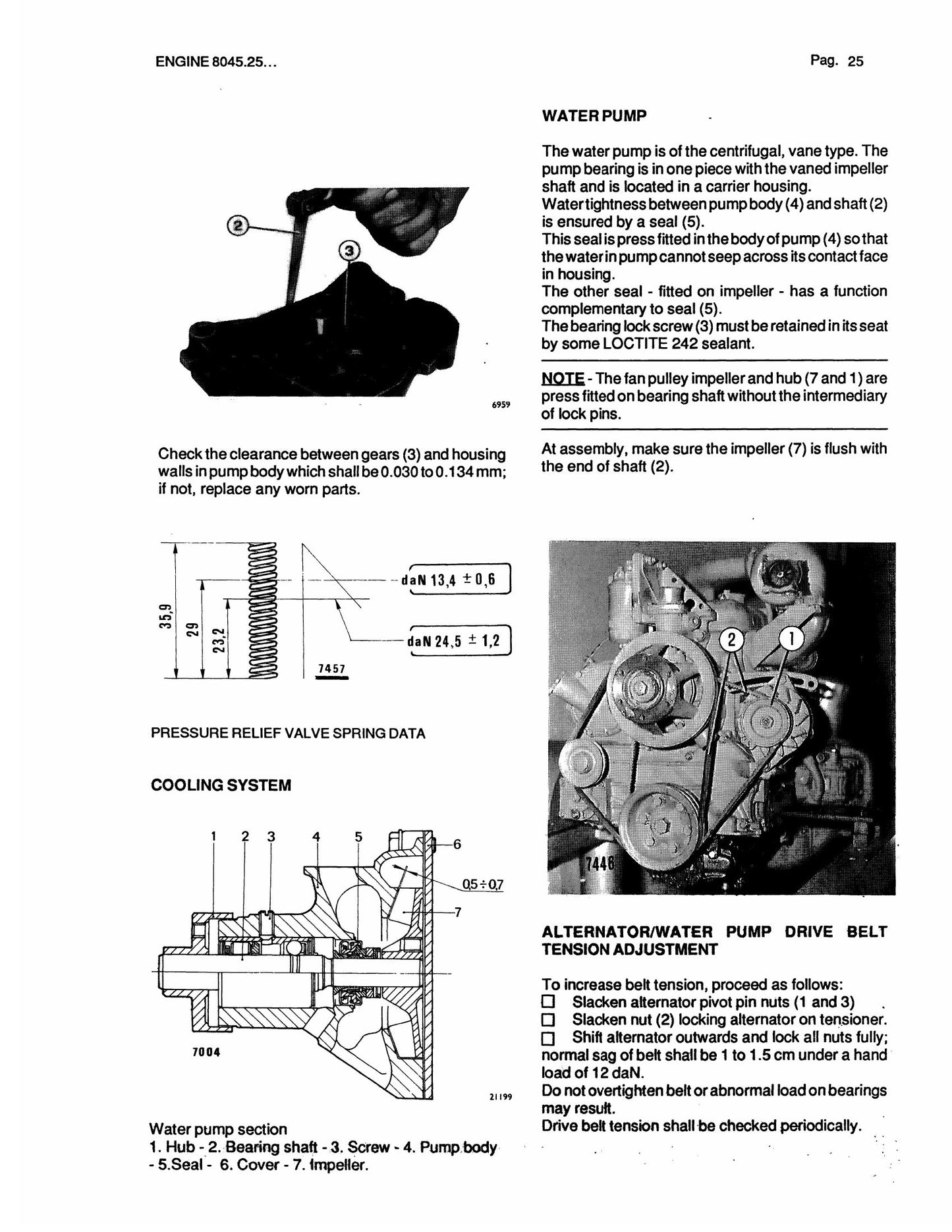 FIATALLIS 8045.25 Engine Factory Workshop Service Manual 604.06.494