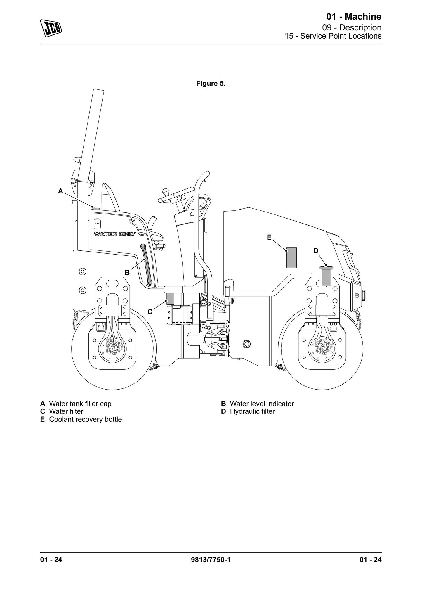 JCB CT160 CT260 Tandem Roller Factory Workshop Service Manual 9813/7750