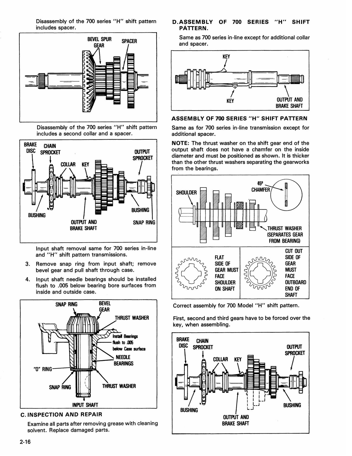 Tecumseh/Peerless 200 350 400 500 600 700 800 900 1200 1400 1700 2300 1300 2400 2500 2600 Series Motion Drive Systems Mechanic's Handbook