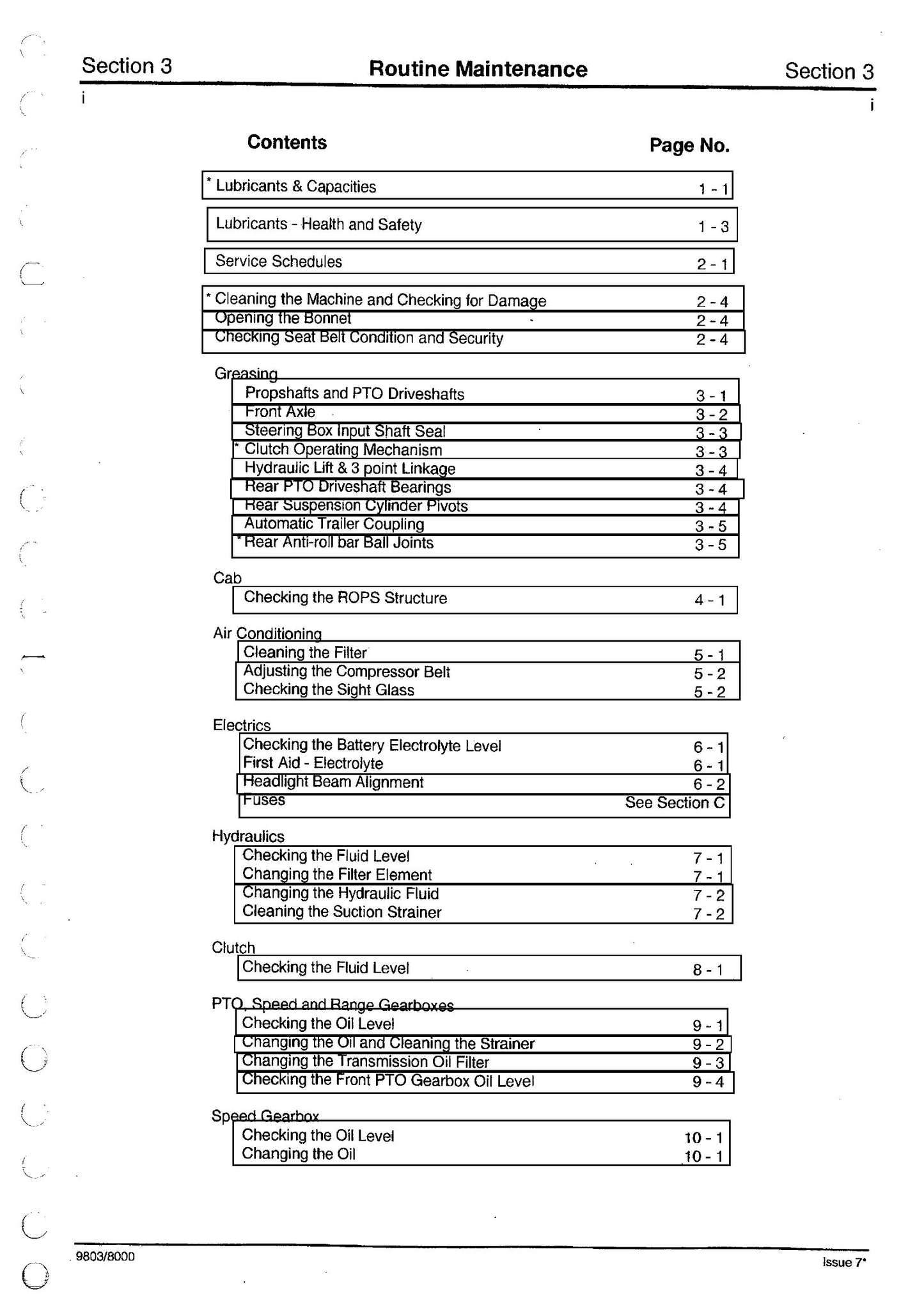 JCB FASTRAC 125 135 145 150 155 185 Tractor Factory Workshop Service Manual 9803/8000