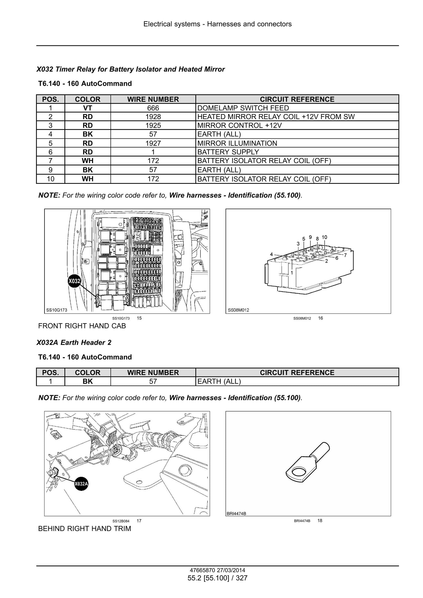 New Holland T6.120 T6.140 T6.150 T6.155 T6.160 T6.165 T6.175 T6.140 AutoCommand T6.150 AutoCommand T6.160 AutoCommand Tractor Factory Workshop Service Manual 47720737