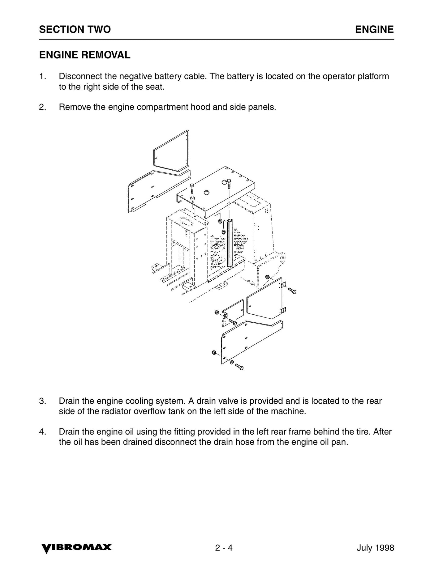 VIBROMAX 1103 Single Drum Roller Factory Workshop Service Manual SM900011103
