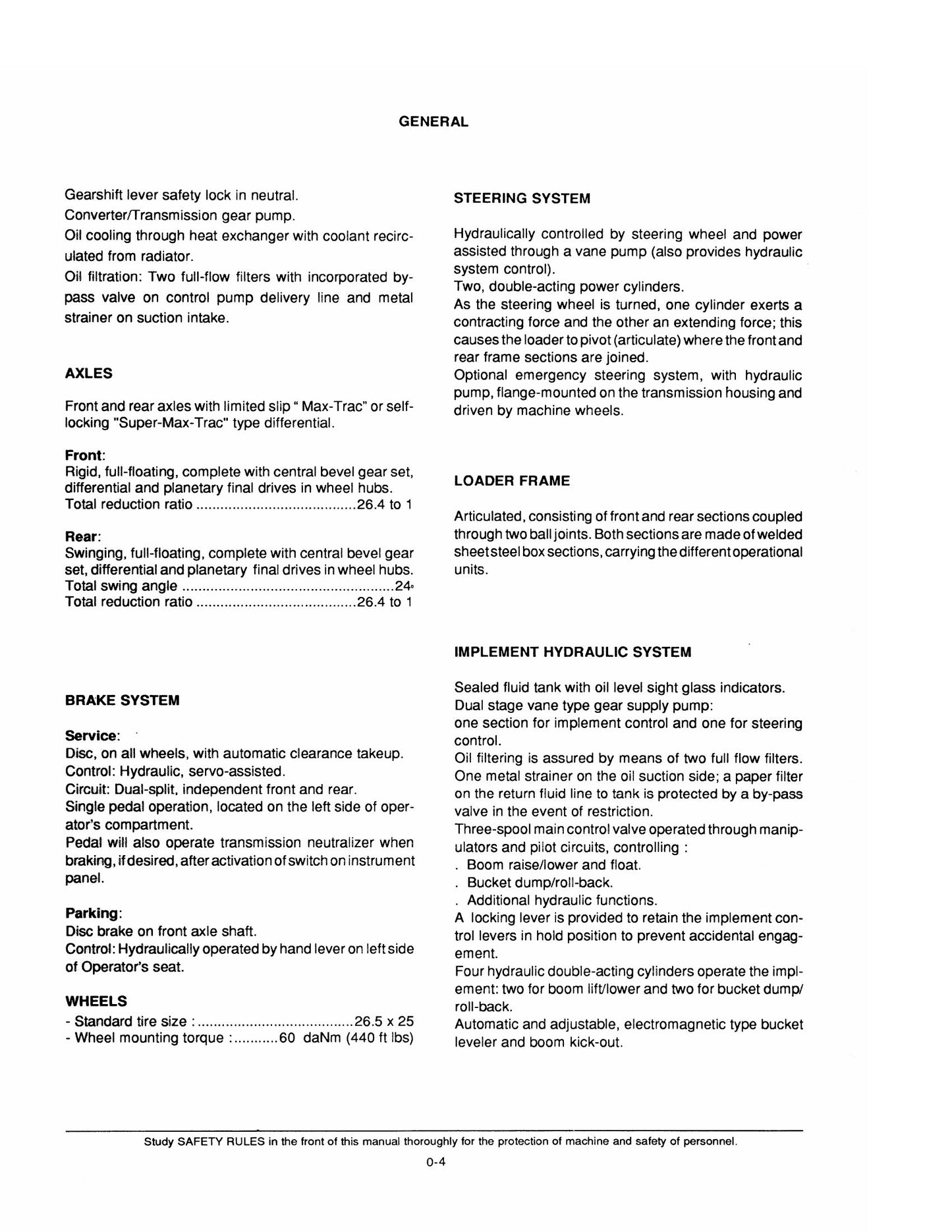FIATALLIS FR220 Wheel Loader Factory Workshop Service Manual 604.06.546