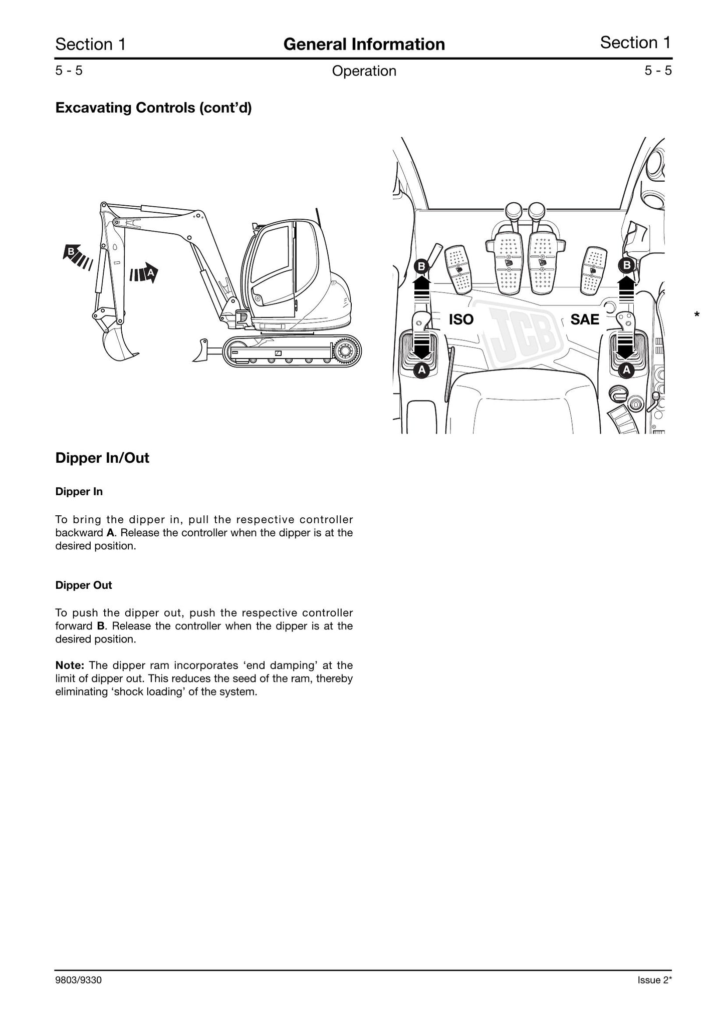JCB 8080 Crawler Excavator Factory Workshop Service Manual 9803/9330