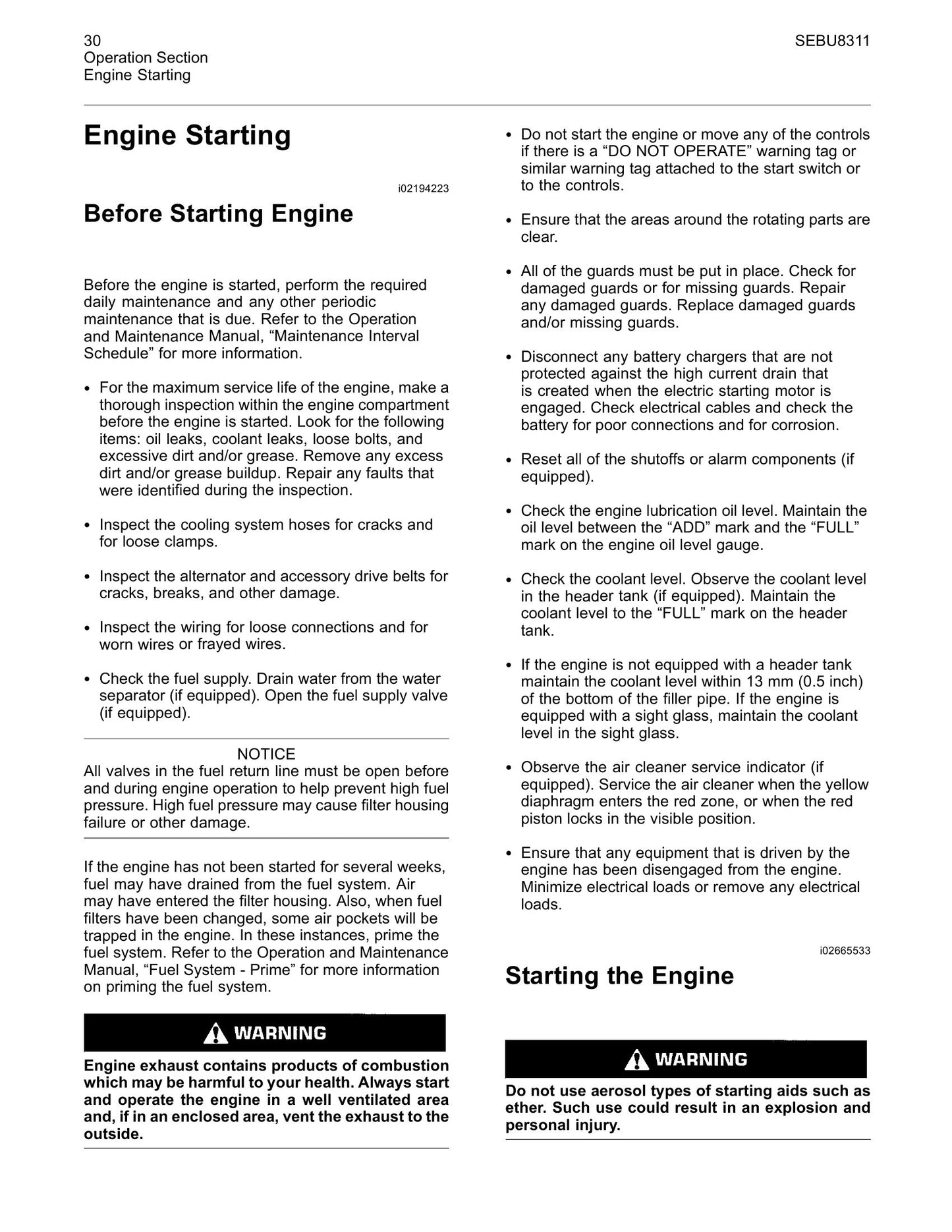 Perkins 402D 403D 404D Industrial Engine Operation and Factory Workshop Maintenance Manual SEBU8311-00