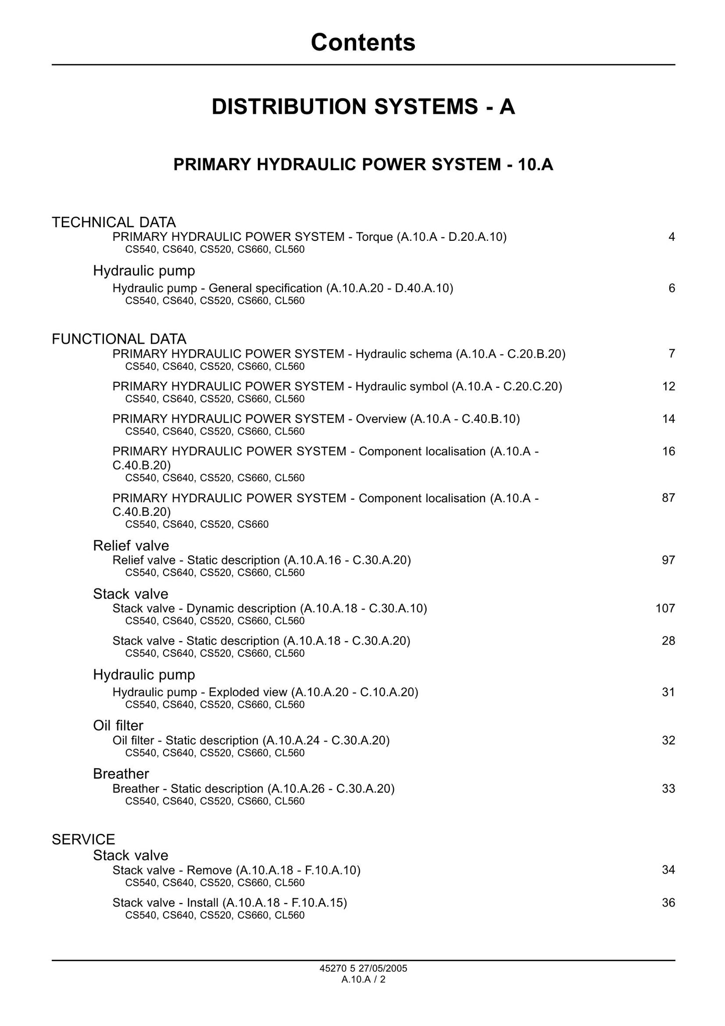 NEW HOLLAND CL560 CS520 CS540 CS640 CS660 Combine Harvester Factory Workshop Repair Manual 604_34_011_00