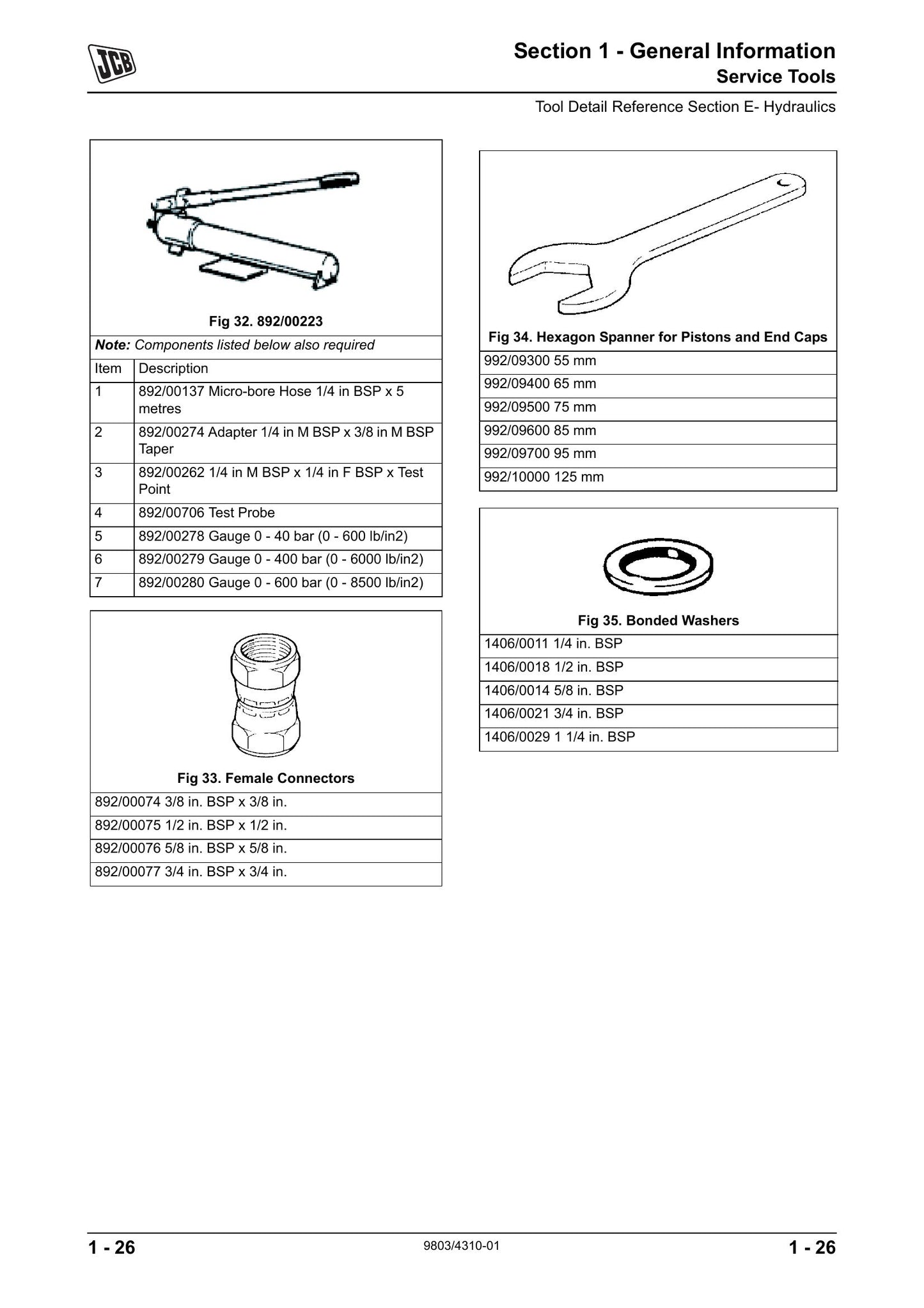 JCB 406 409 Wheel Loader Factory Workshop Service Manual 9803/4310