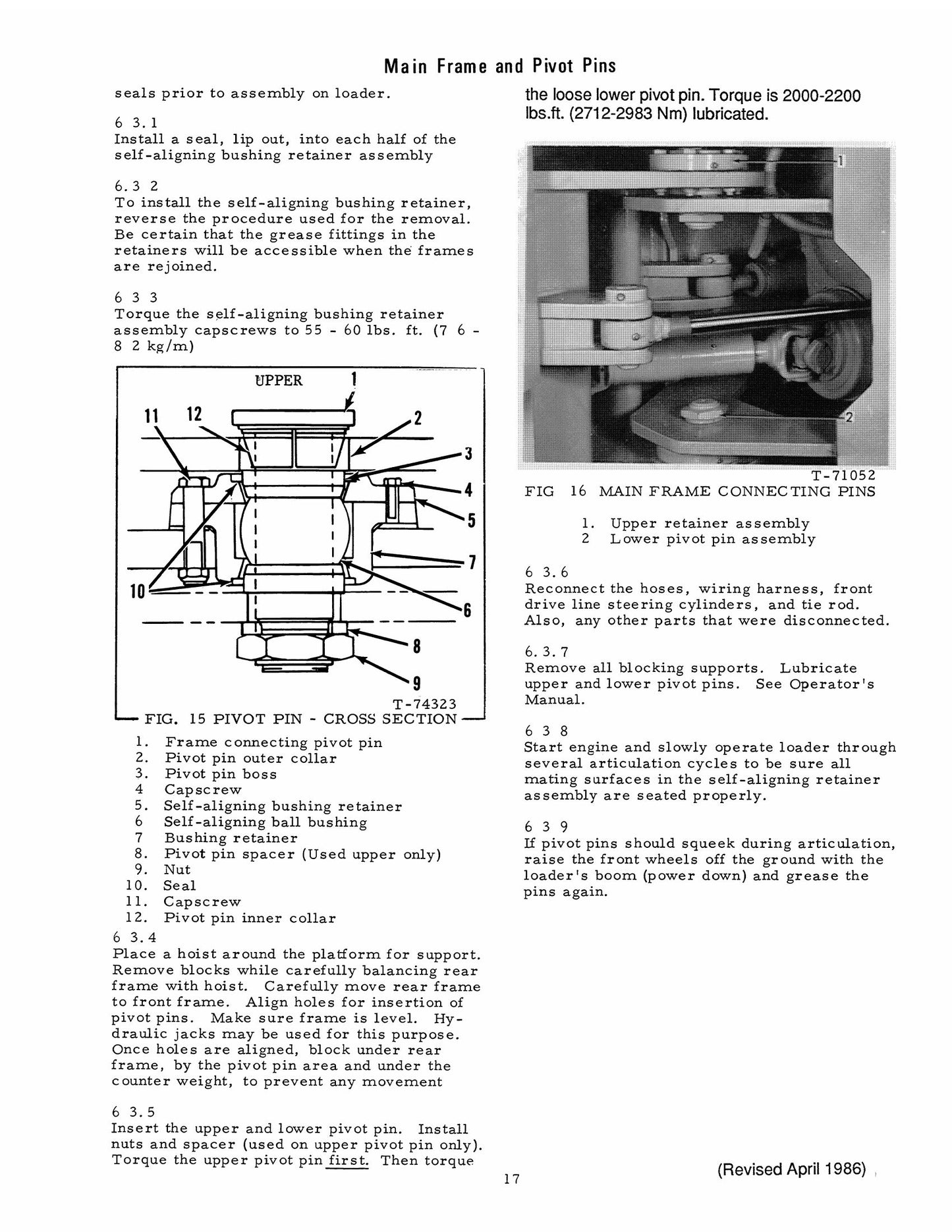 FIAT-ALLIS 545 545H 545-B 605-B 645 645-B 745 745H 745-B 745-C Wheel Loader Factory Workshop Service Manual