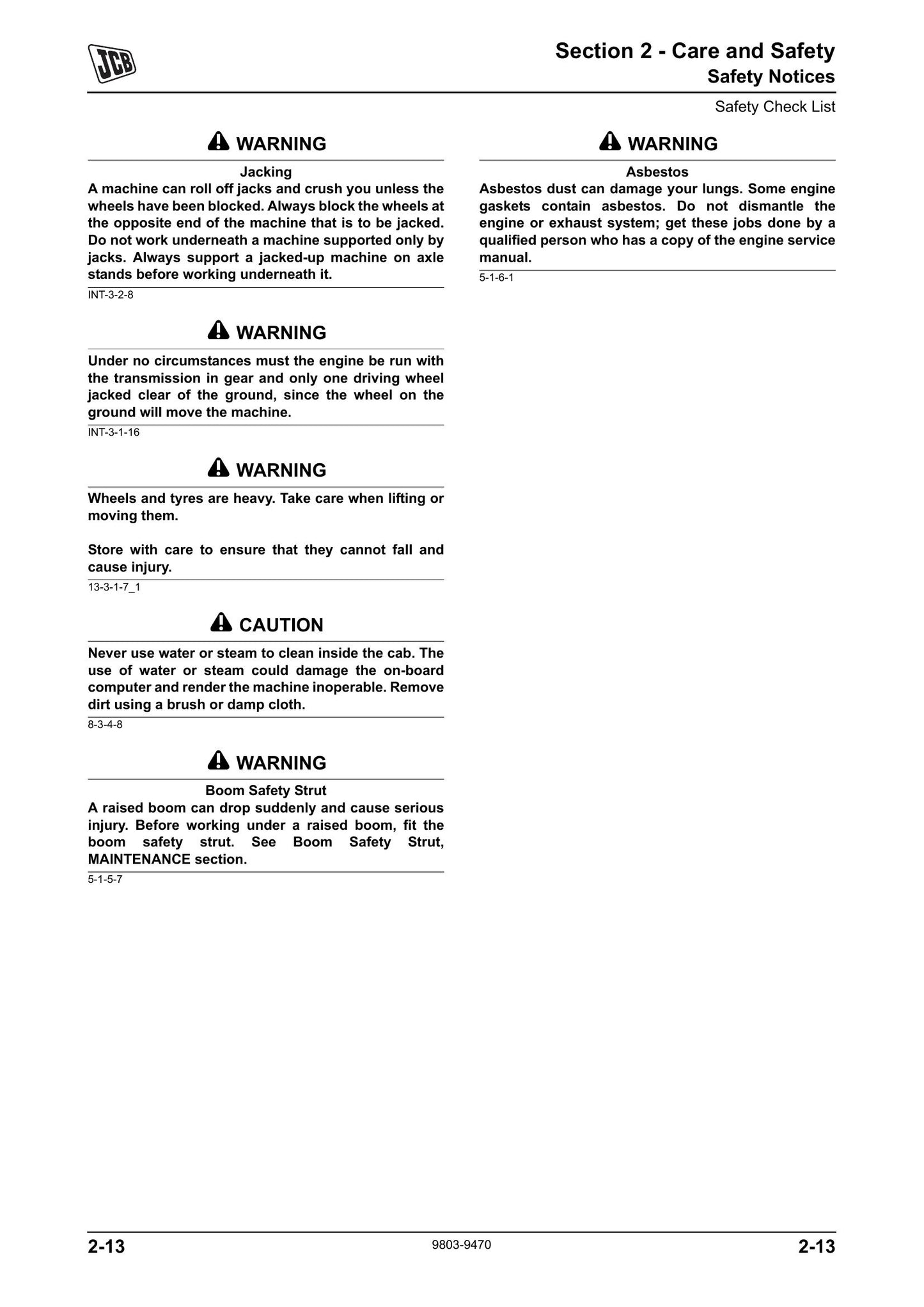 JCB 323 HST 327 HST Tractor Factory Workshop Service Manual 9803/9470