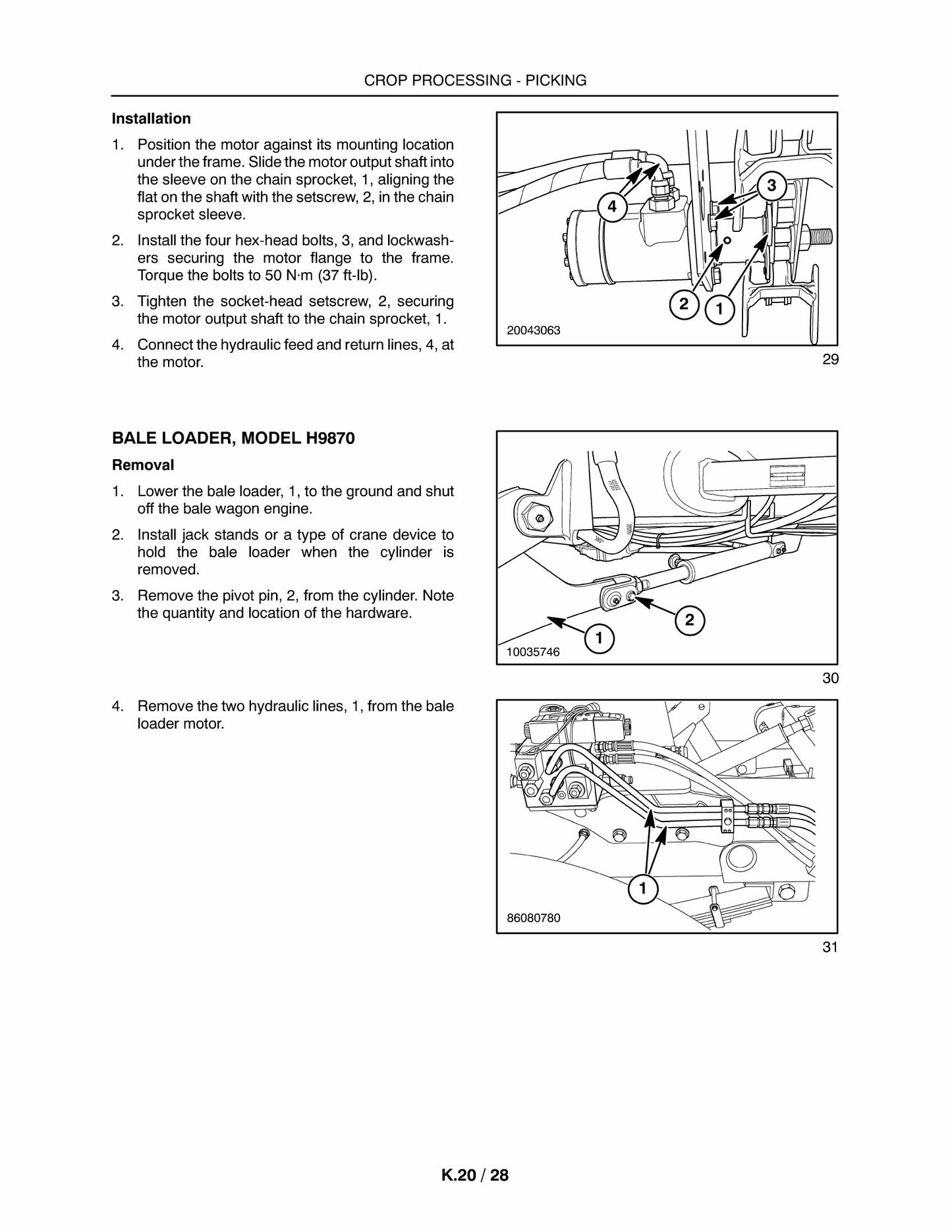 New Holland H9870 H9880 Bale Wagon Factory Workshop Repair Manual 84175490