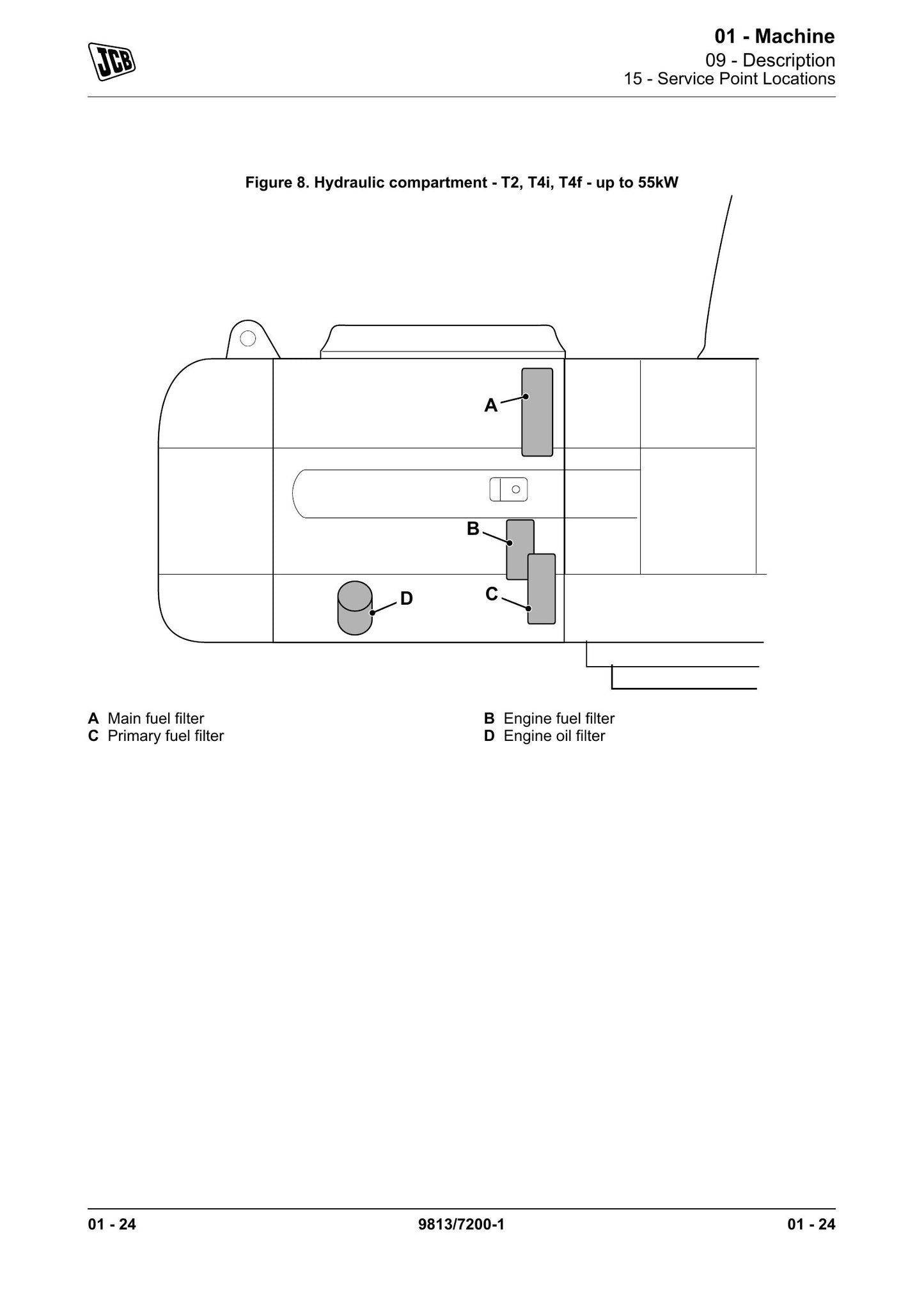 JCB JS115 JS130 JS145 JS160 JS180 JS190 Crawler Excavator Factory Workshop Service Manual 9813/7200
