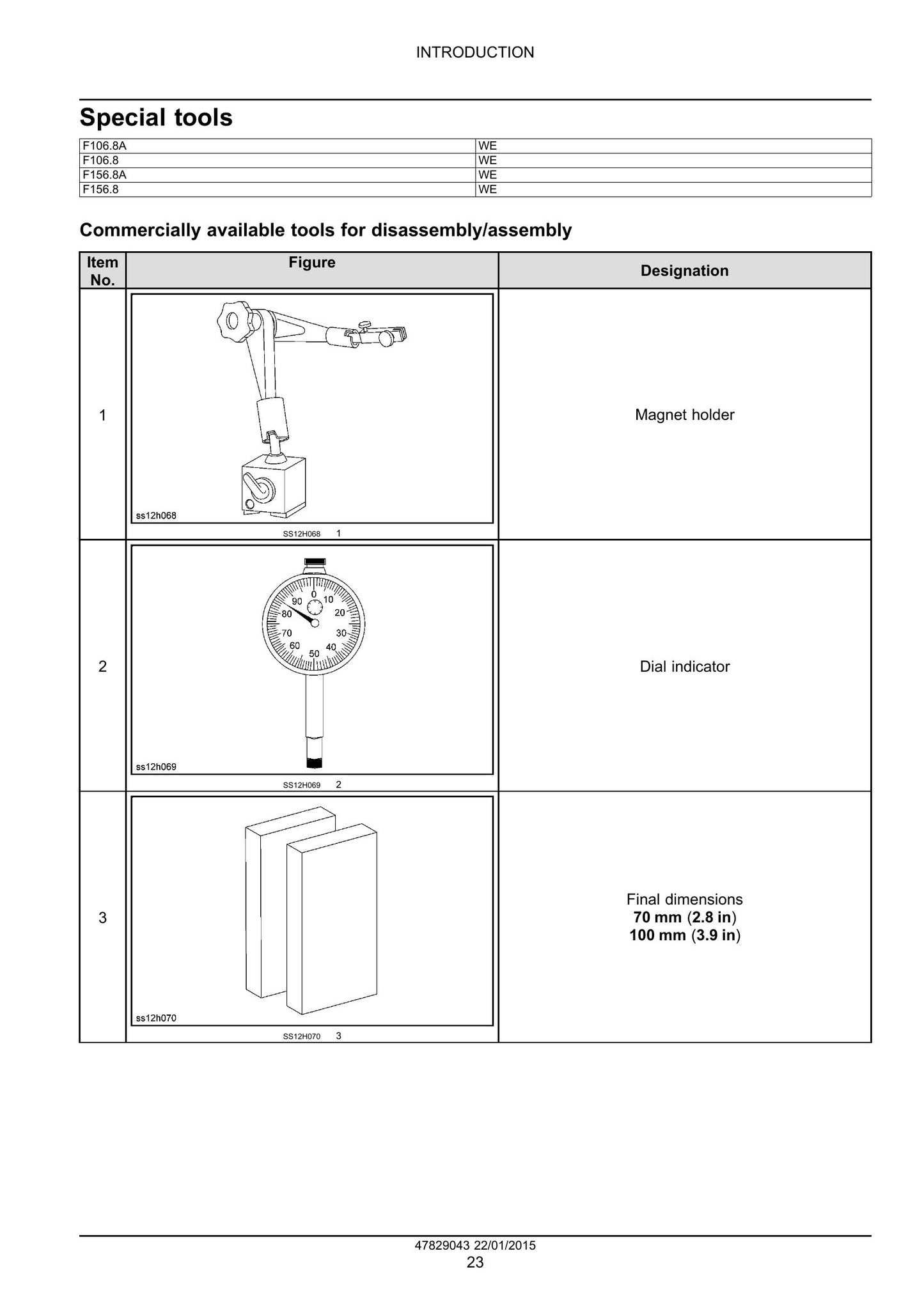 New Holland F106.8 F106.8A F156.8 F156.8A Motor Grader Factory Workshop Service Manual 47829043