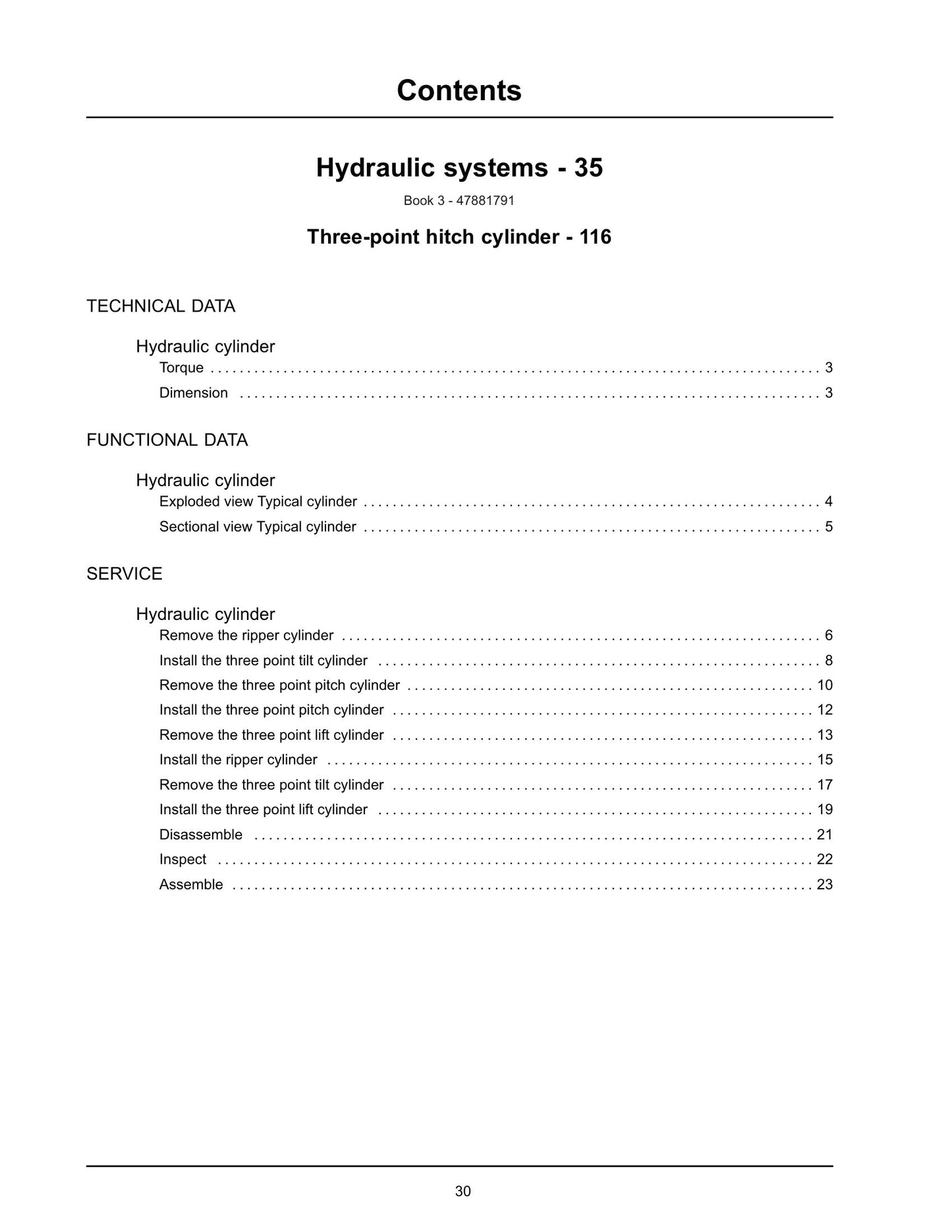 New Holland U80C Tractor Loader Factory Workshop Service Manual 47881789