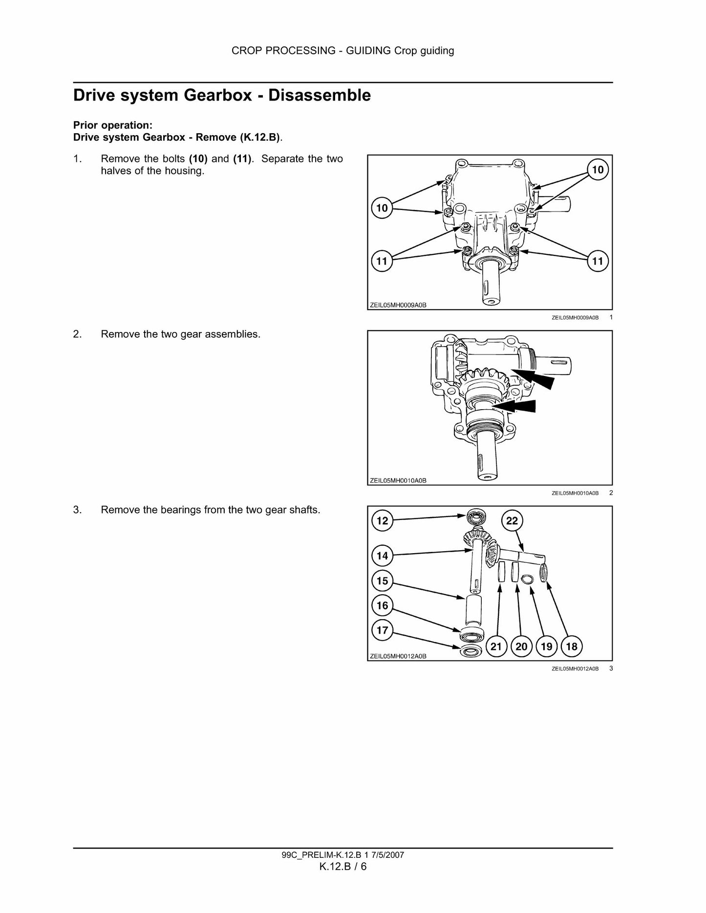 New Holland 99C06R 99C08F Combine Harvester Factory Workshop Service Manual
