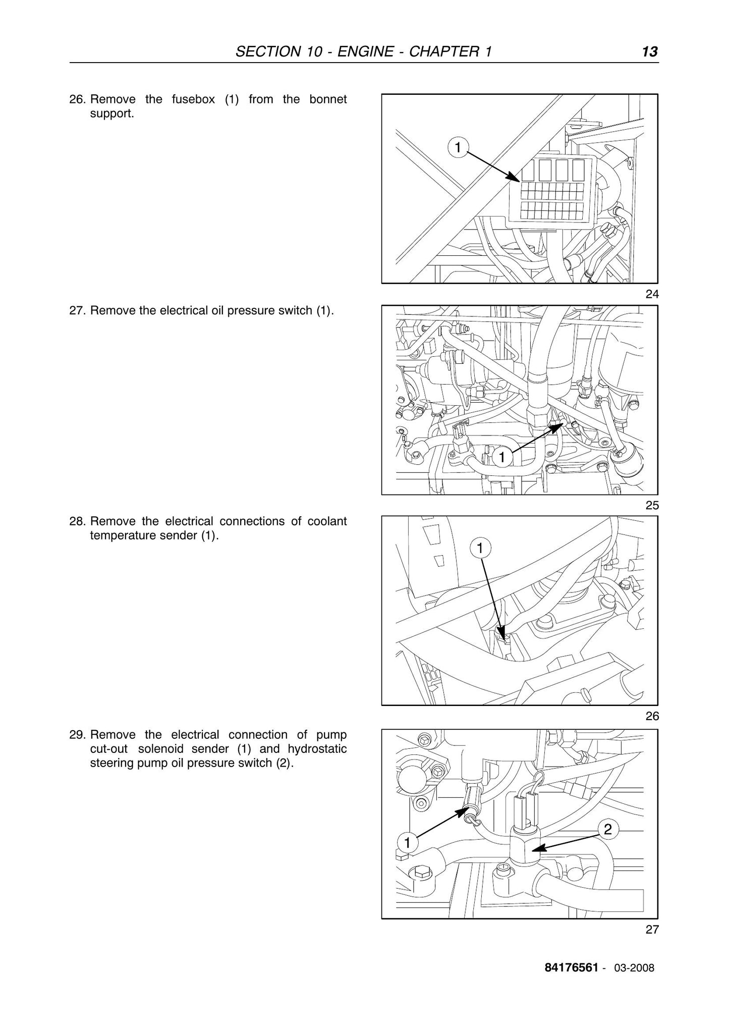 New Holland TD5010 TD5020 TD5030 TD5040 TD5050 Tractor Factory Workshop Service Manual 84176561