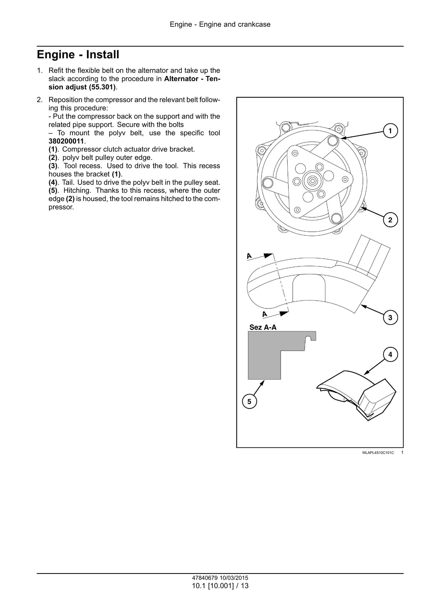 New Holland T4.85 T4.95 T4.105 T4.115 Tractor Factory Workshop Service Manual 47865294