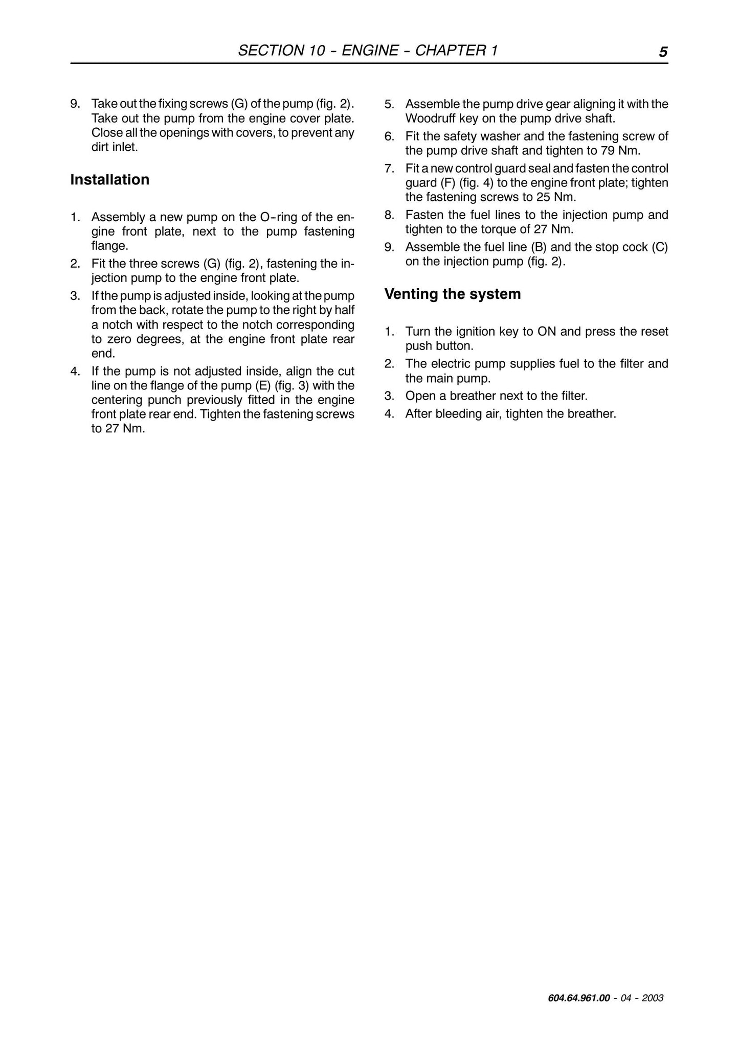 NEW HOLLAND TC54 TC56 AL59 Combine Factory Workshop Repair Manual 604.64.961.00