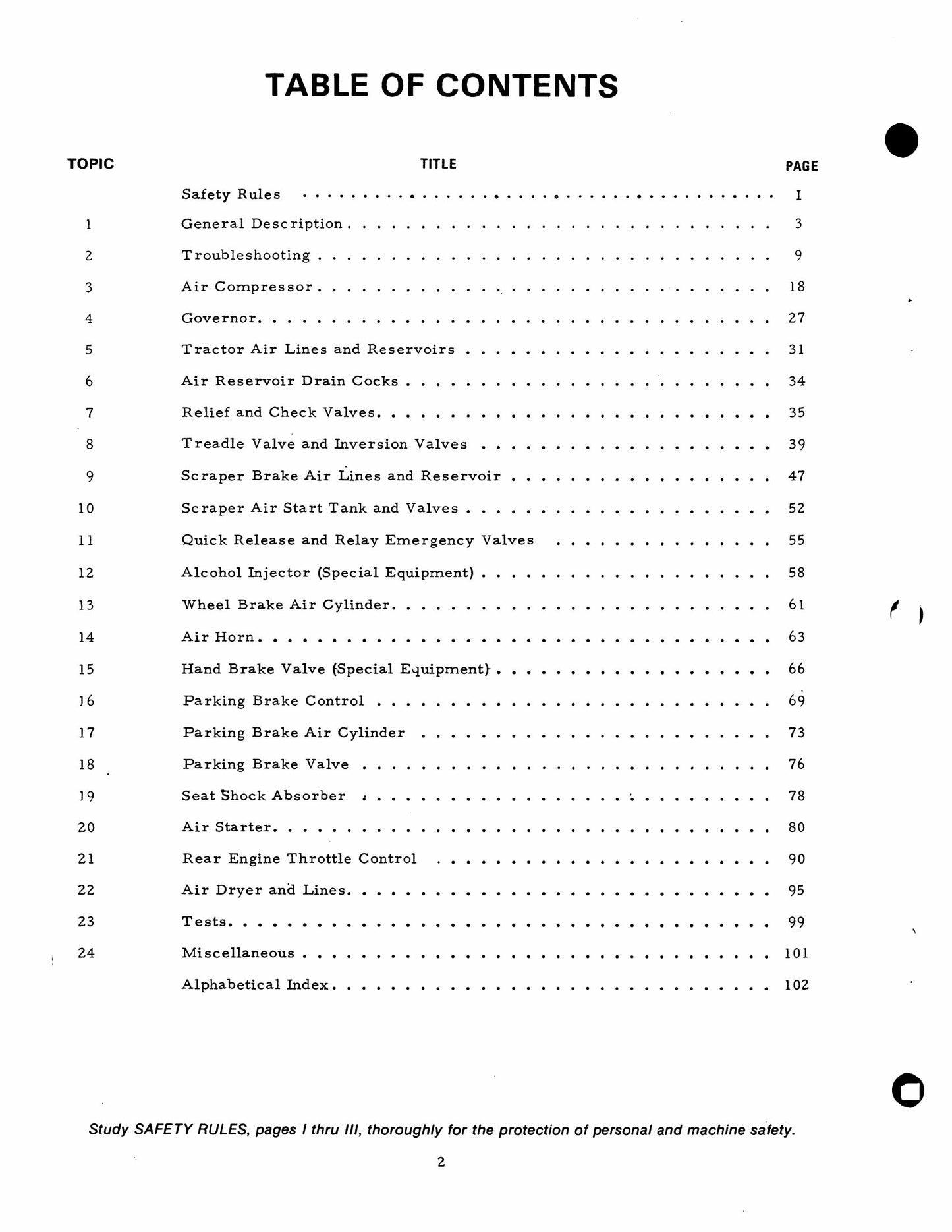 FIATALLIS 262-B 263-B Tractor Scraper Factory Workshop Service Manual 73113011