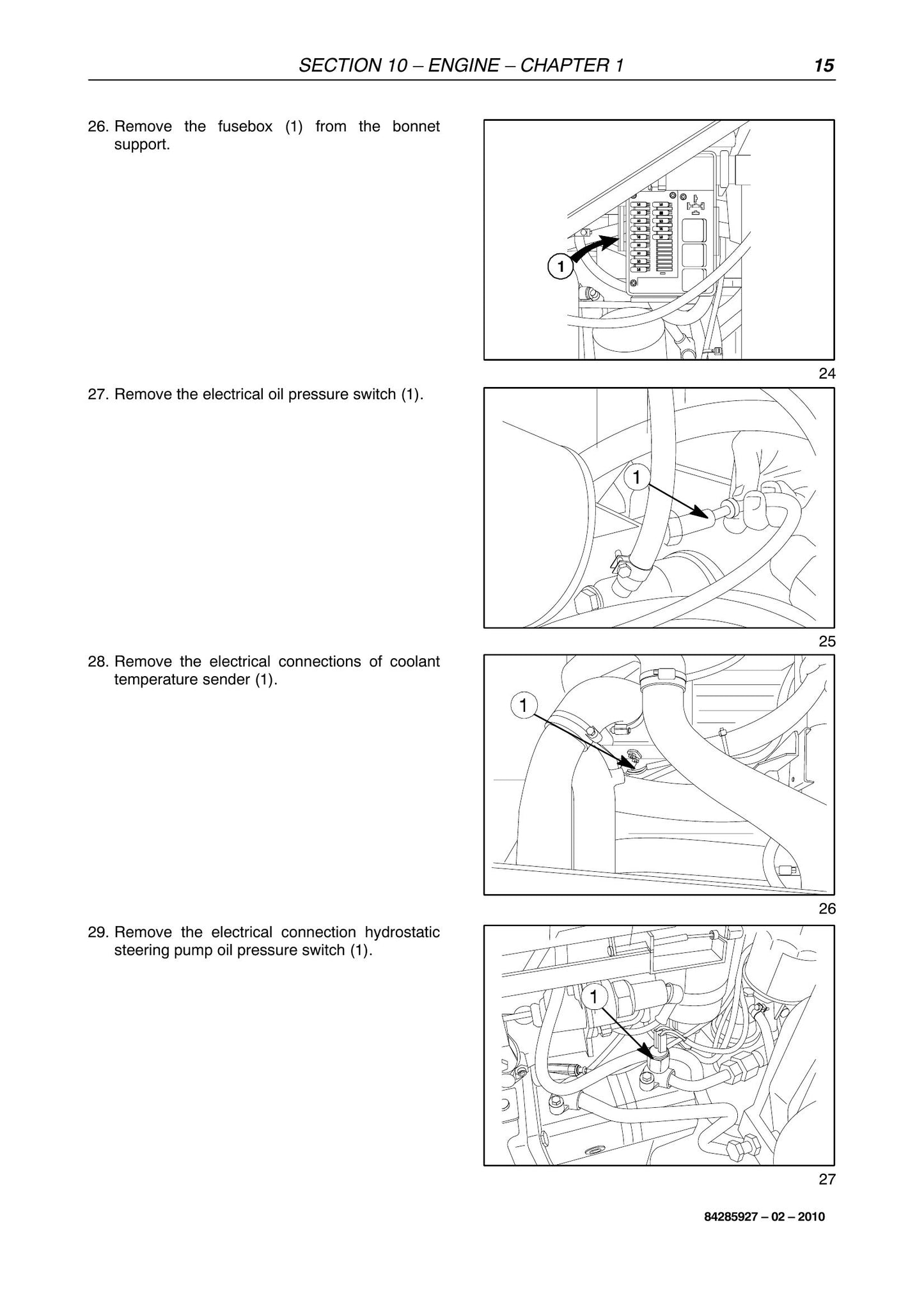 New Holland TD4020F TD4030F TD4040F Tractor Factory Workshop Service Manual 84285927
