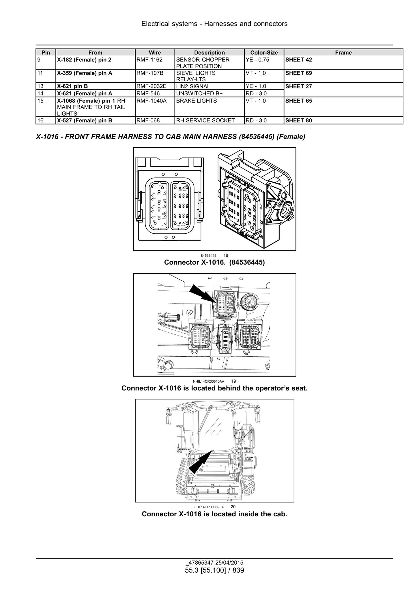 New Holland CR6.80 CR6.90 CR7.90 CR8.90 CR9.90 Combine Factory Workshop Service Manual 47878222