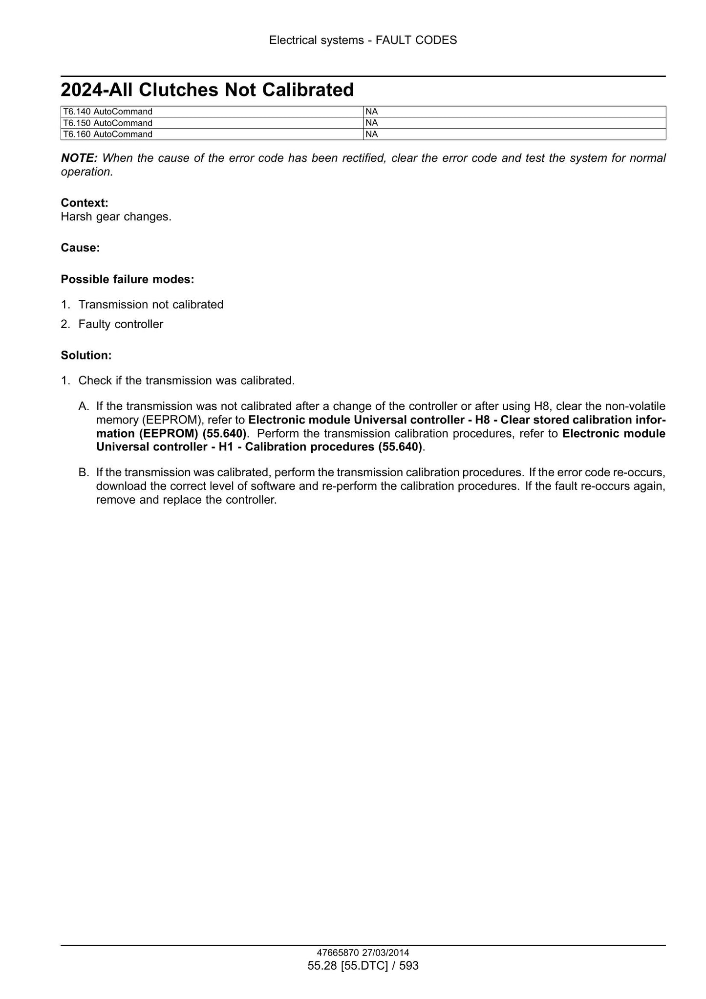 New Holland T6.120 T6.140 T6.150 T6.155 T6.160 T6.165 T6.175 T6.140 AutoCommand T6.150 AutoCommand T6.160 AutoCommand Tractor Factory Workshop Service Manual 47720737