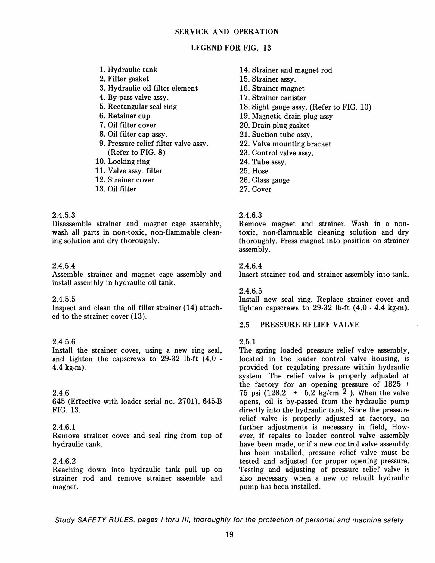 FIATALLIS 545 545H 545-B 605-B 645 645-B Wheel Loader Factory Workshop Service Manual 73068993