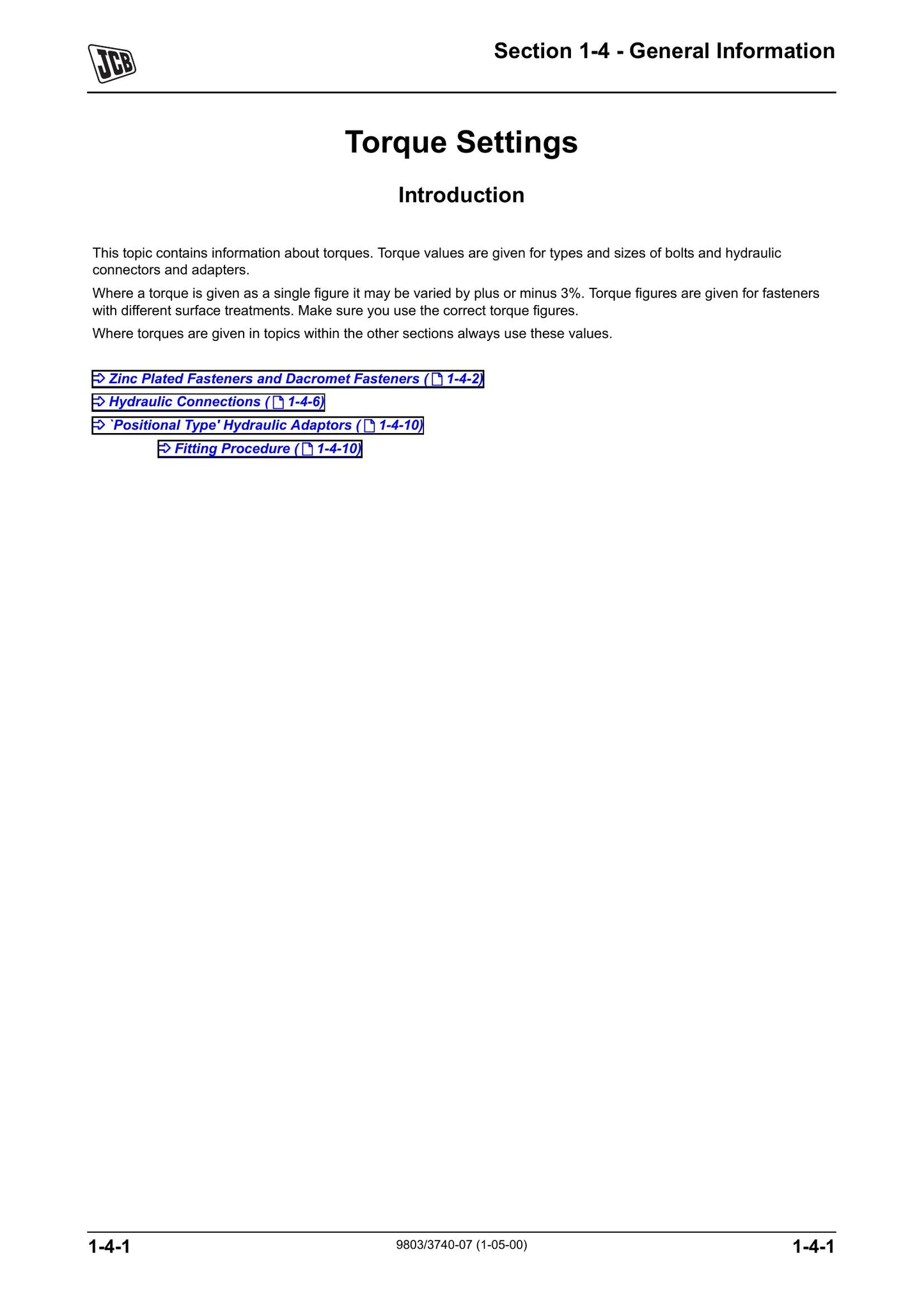JCB 506-36 507-42 509-42 510-56 512-56 Telehandler Factory Workshop Service Manual 9803/3740