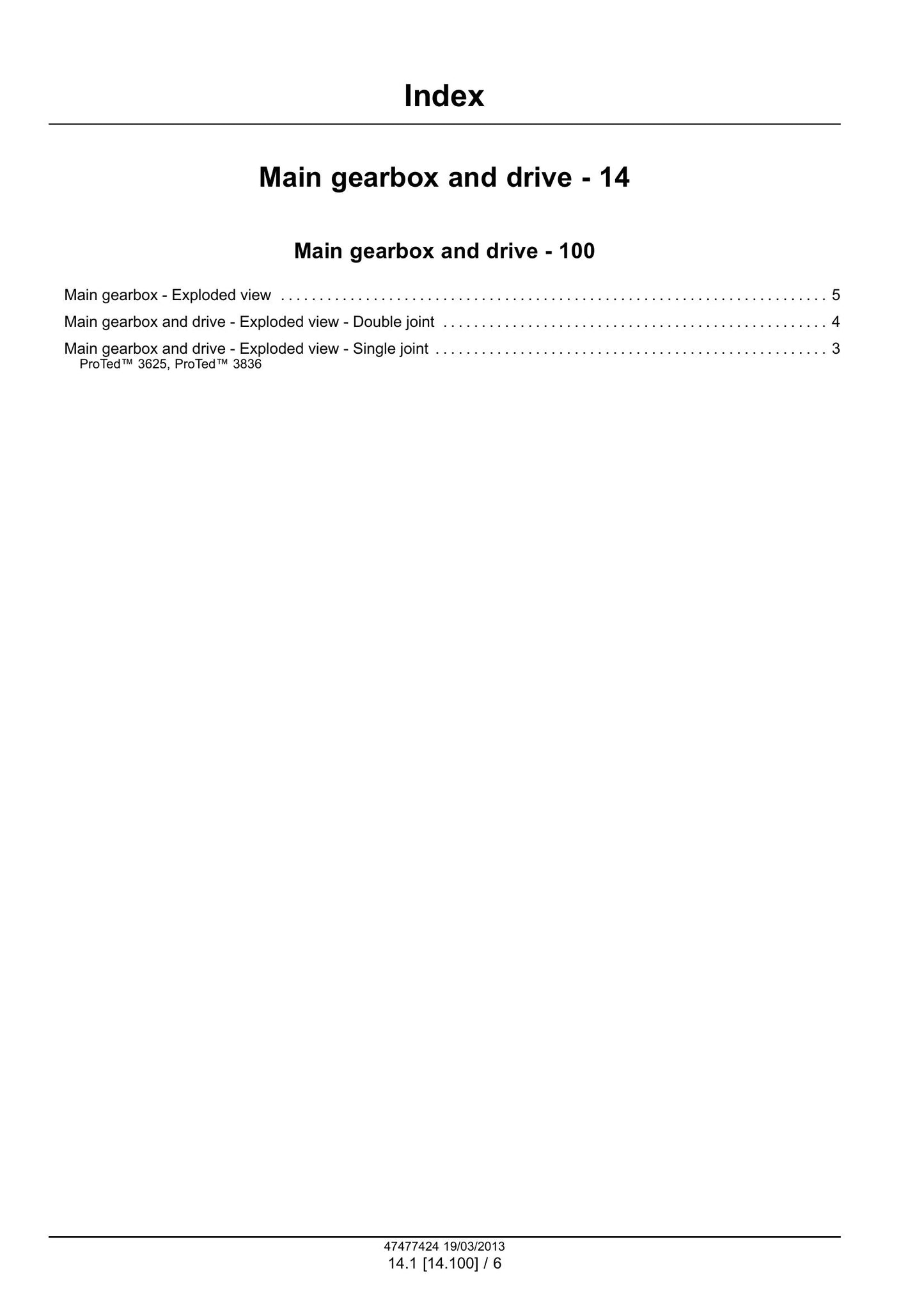 New Holland ProTed 3417 ProTed 3625 ProTed 3836 Rotary Tedder Factory Workshop Service Manual 47477424