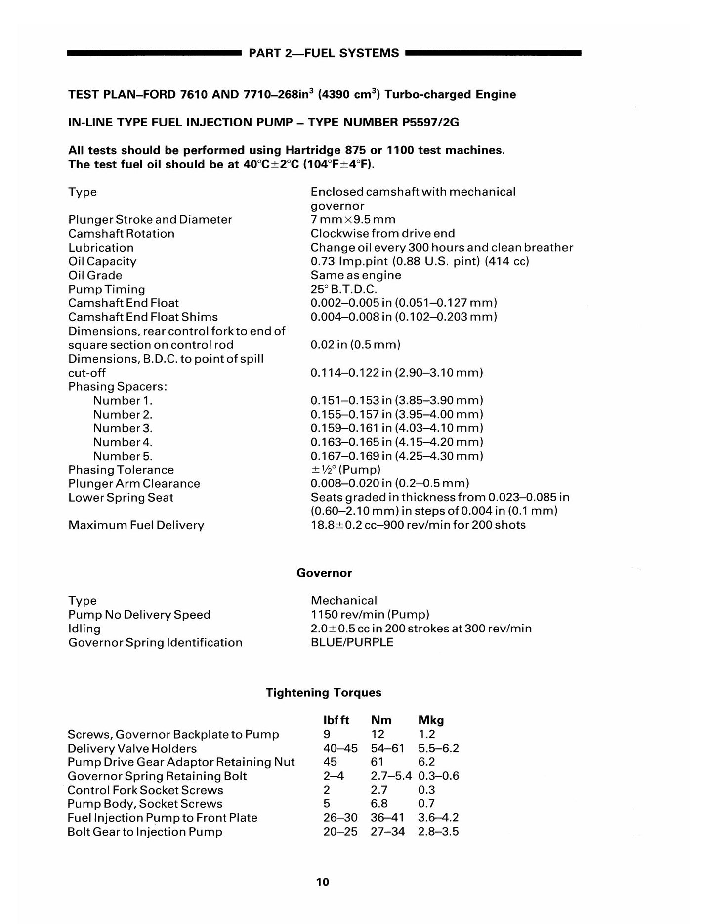 Ford 5610 6610 7610 Series 10 Tractor Factory Workshop Repair Manual Supplement SE 3870-S7