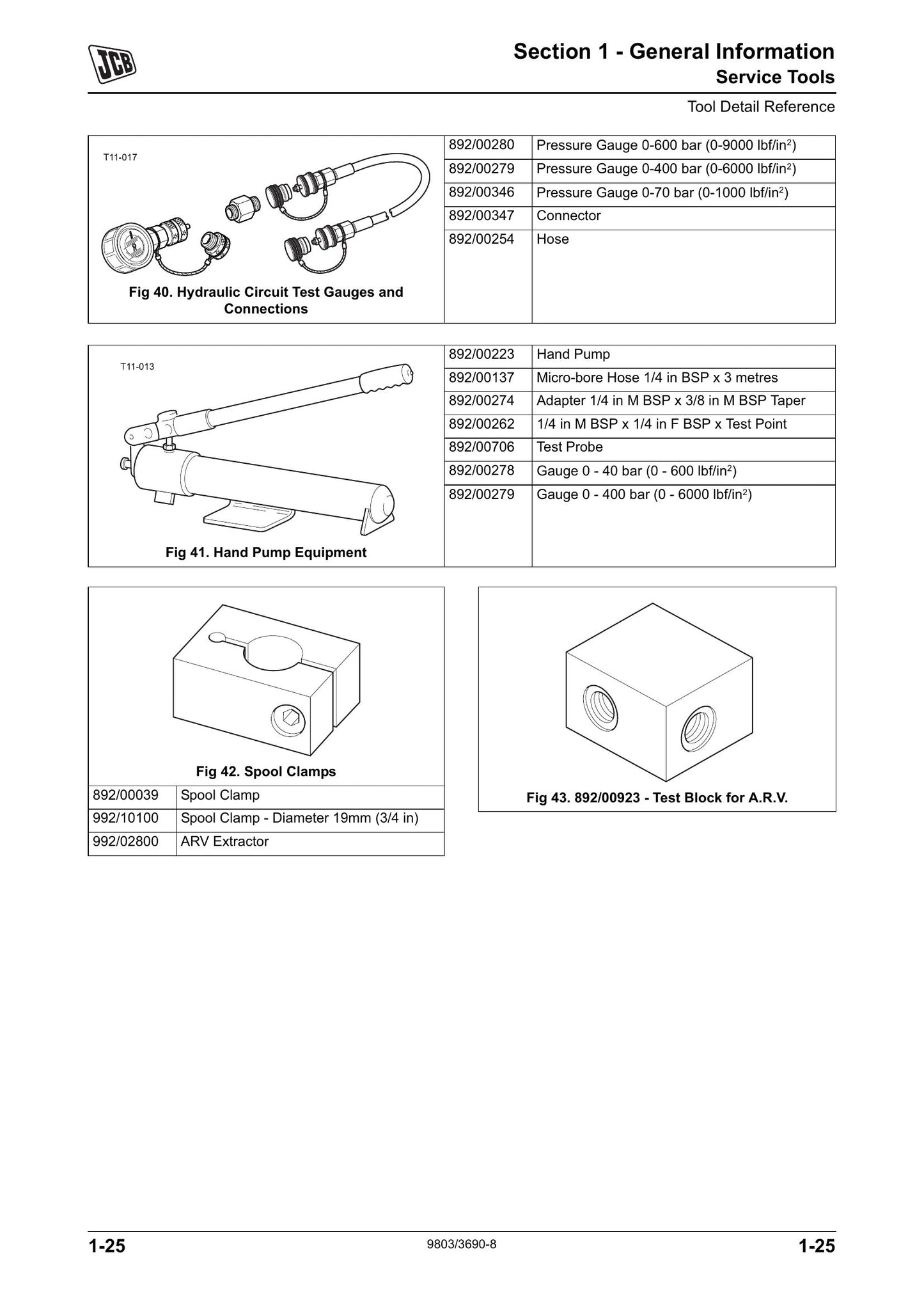 JCB 520-40 524-50 527-55 Compact Loadall Factory Workshop Service Manual 9803/3690