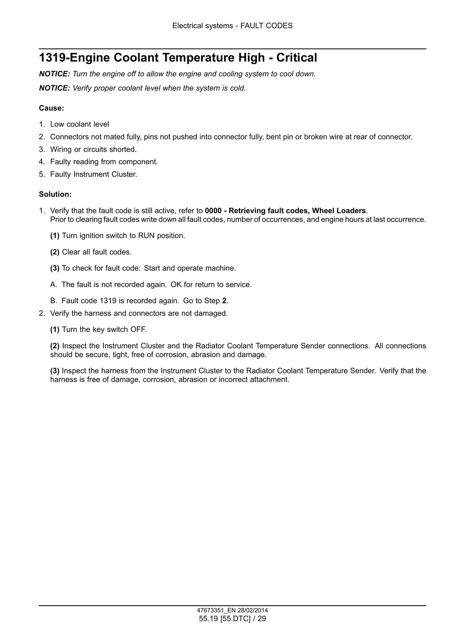 New Holland W190C W230C Wheel Loader Factory Workshop Service Manual 47865326